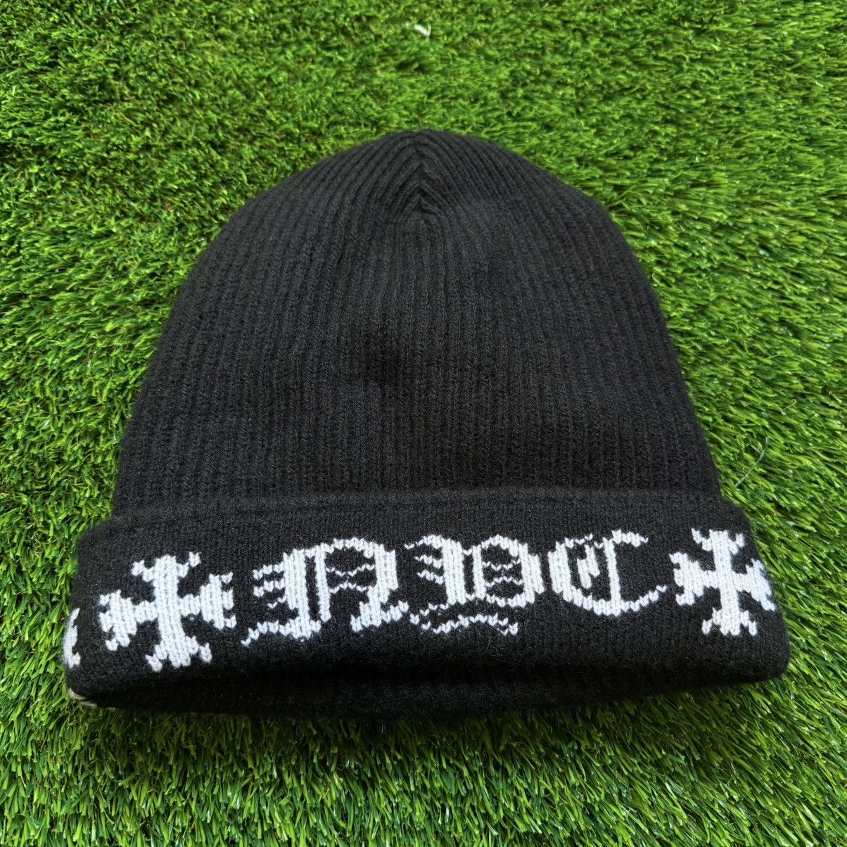 Chrome Hearts Chrome Hearts Big Daddy Cross Logo Cashmere Beanie Size ONE SIZE - 2 Thumbnail