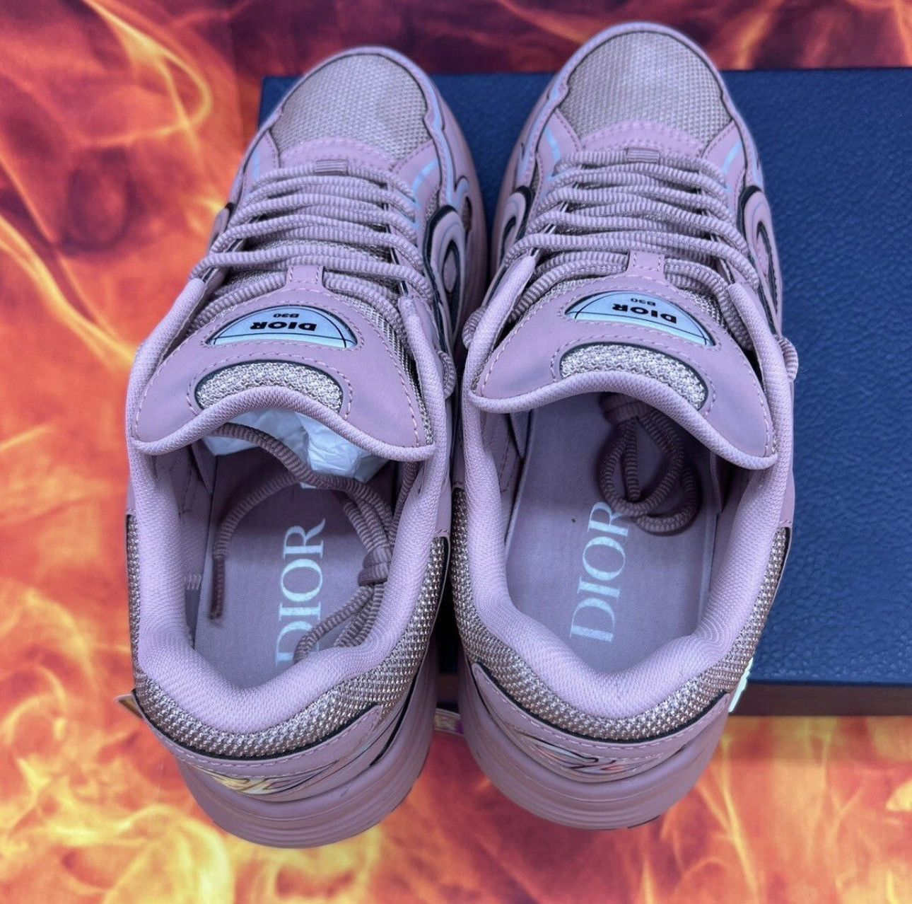Christian Dior Monsieur × Dior B30 reflective sneaker 'burlwood' Sz- 8M/41EU Size US 8 / EU 41 - 8 Thumbnail