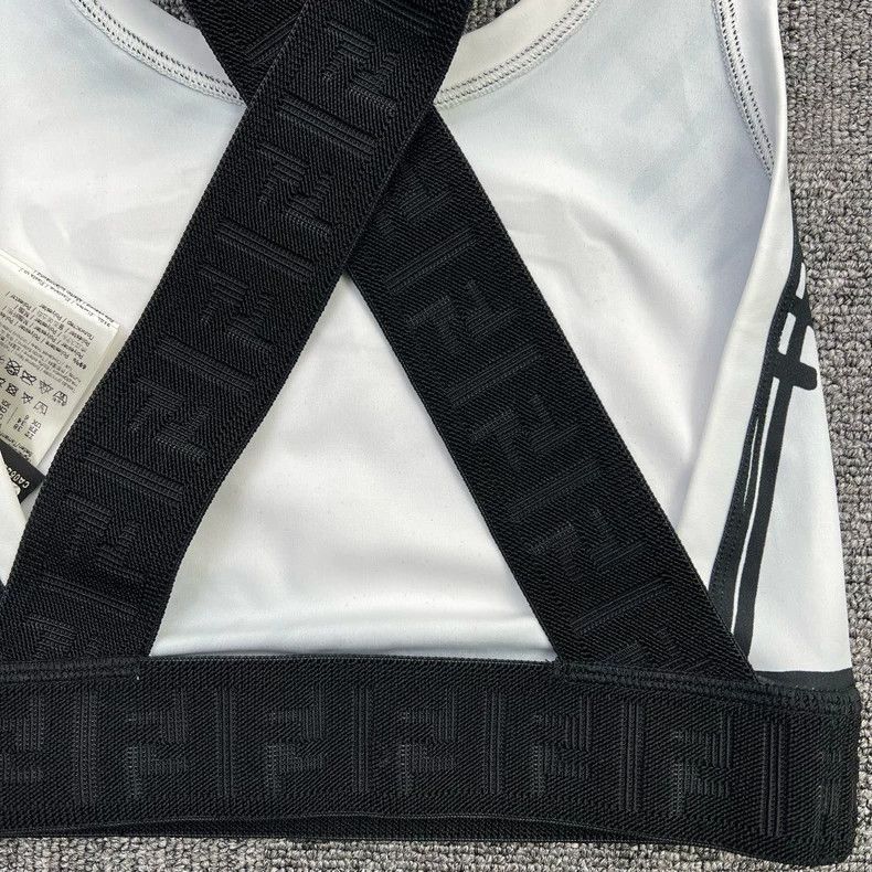 Fendi Fendi Black and White Sport Tank Top Size M / US 6-8 / IT 42-44 - 5 Thumbnail