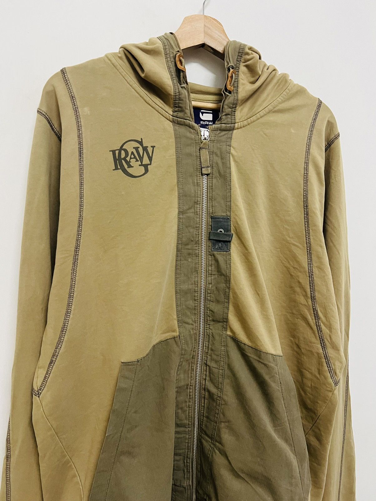 G-Star × Japanese Brand G-Star Raw Military Zipper Hoodie Size US L / EU 52-54 / 3 - 3 Thumbnail