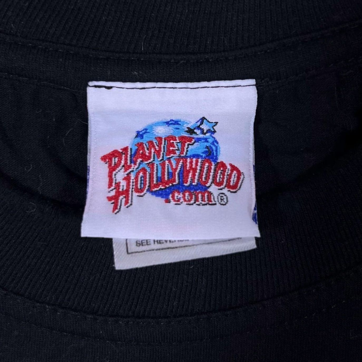 Planet Hollywood Planet Hollywood Paris Logo Graphic Black T-Shirt Large Mens Short Sleeve Cotton Vintage Size US L / EU 52-54 / 3 - 4 Thumbnail