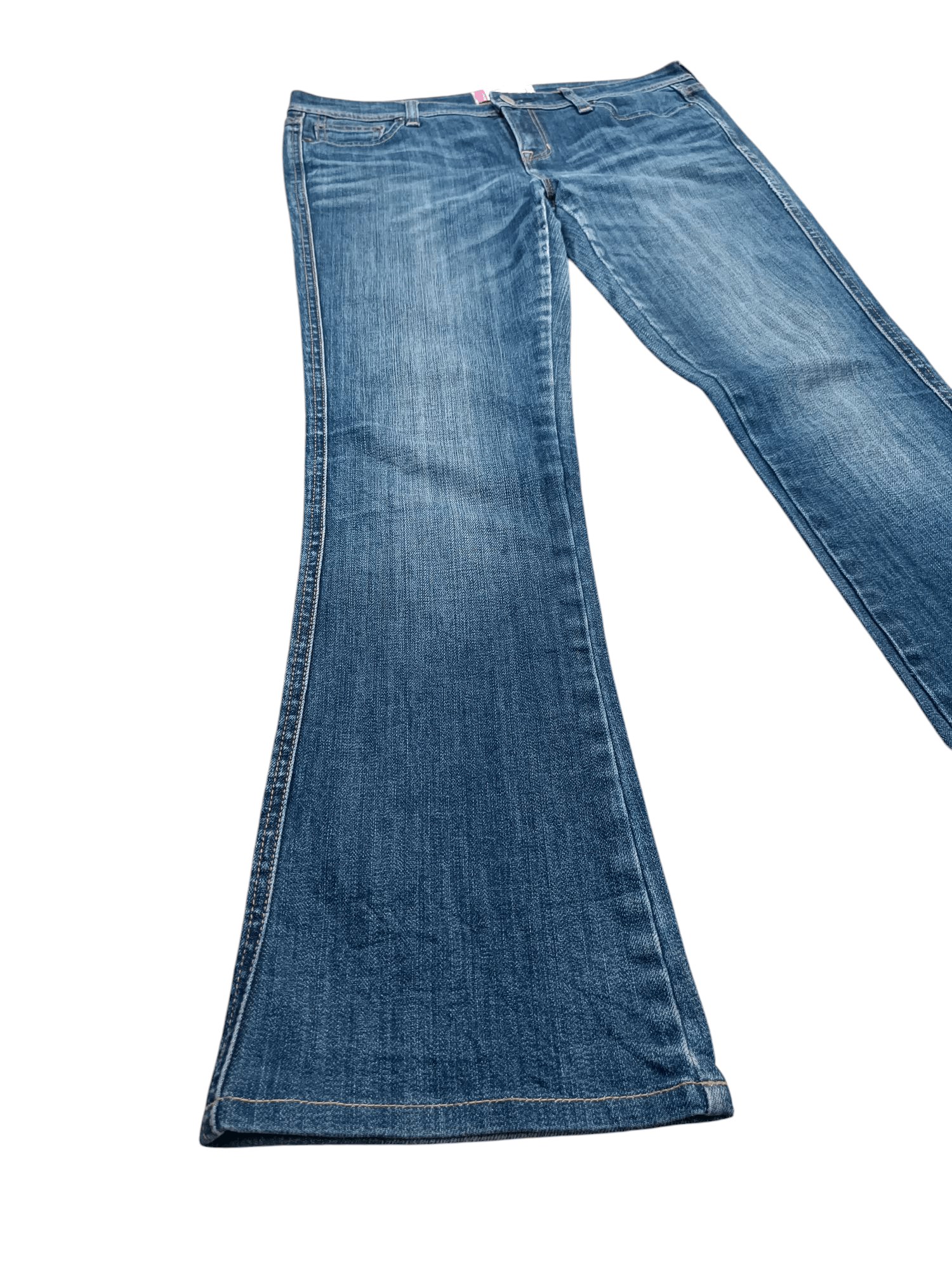 Gap × Round Two × Vintage Y2K GAP SKINNY BOOT CUT STRETCH WHISKERS FADED DENIM E211 Size US 32 / EU 48 - 1 Thumbnail