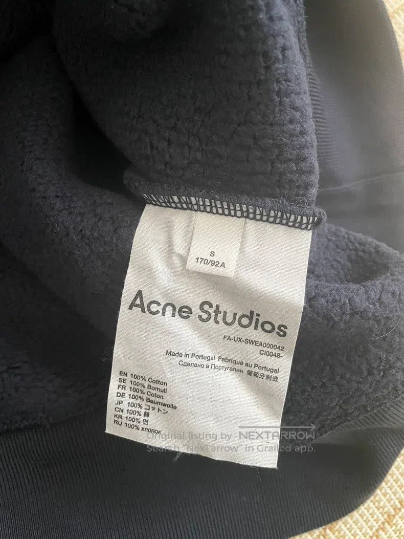 Acne Studios Acne Studios Loose Sweatshirt, Unisex Size US S / EU 44-46 / 1 - 2 Thumbnail