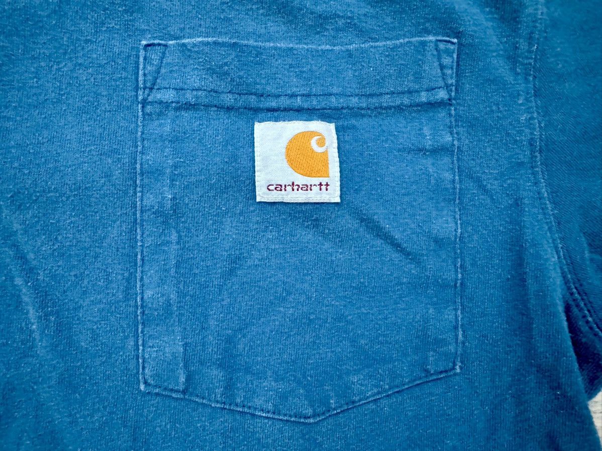 Carhartt Carhartt Blue Pocket T-Shirt Size US S / EU 44-46 / 1 - 3 Thumbnail