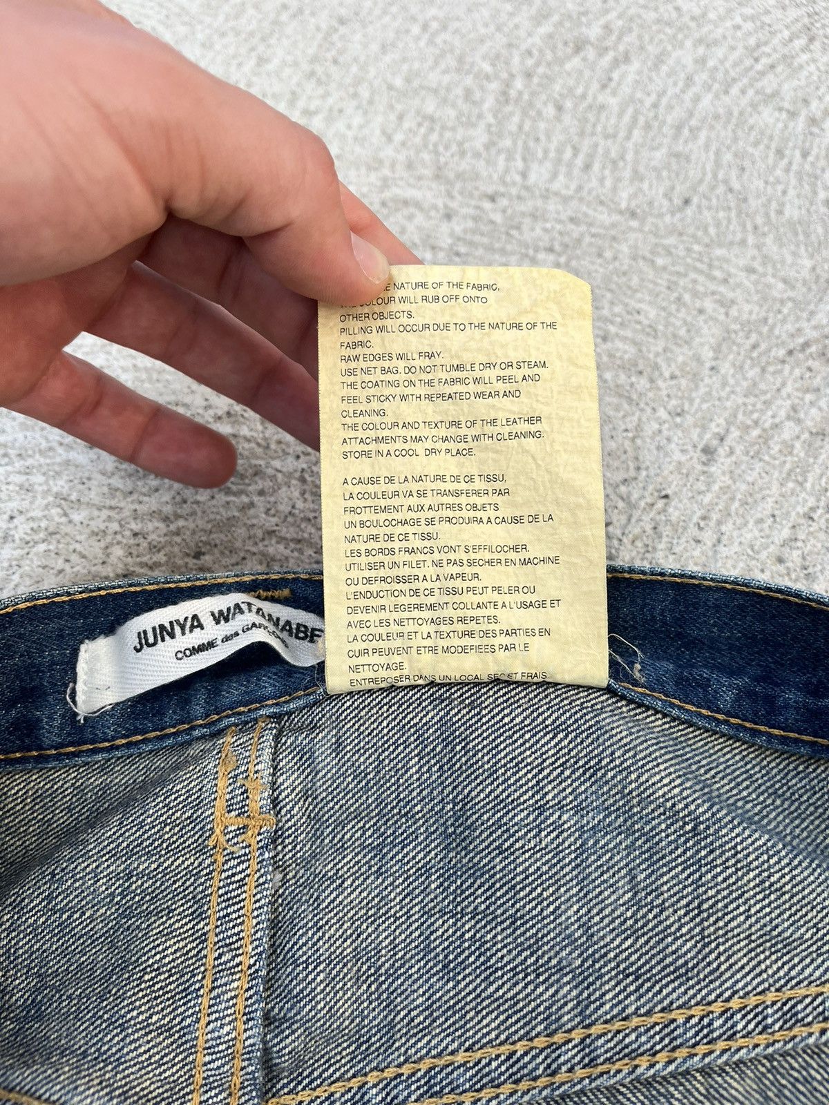 Comme des Garcons × Junya Watanabe AD FW 2013 Patchwork Denim Size US 34 / EU 50 - 13 Thumbnail