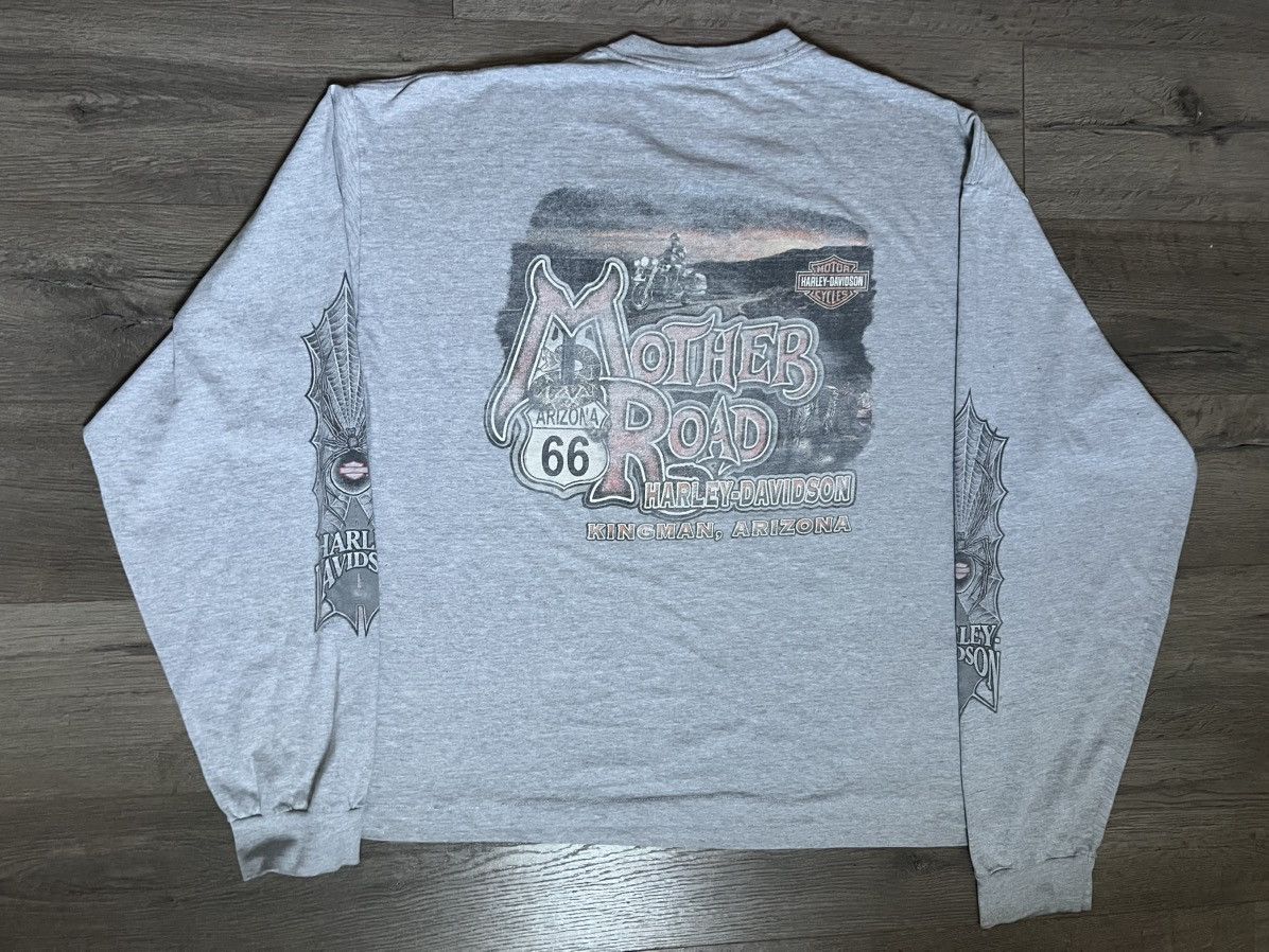 Harley Davidson × Vintage Vintage Harley Davidson Spider long sleeve tee Size US XL / EU 56 / 4 - 2 Thumbnail