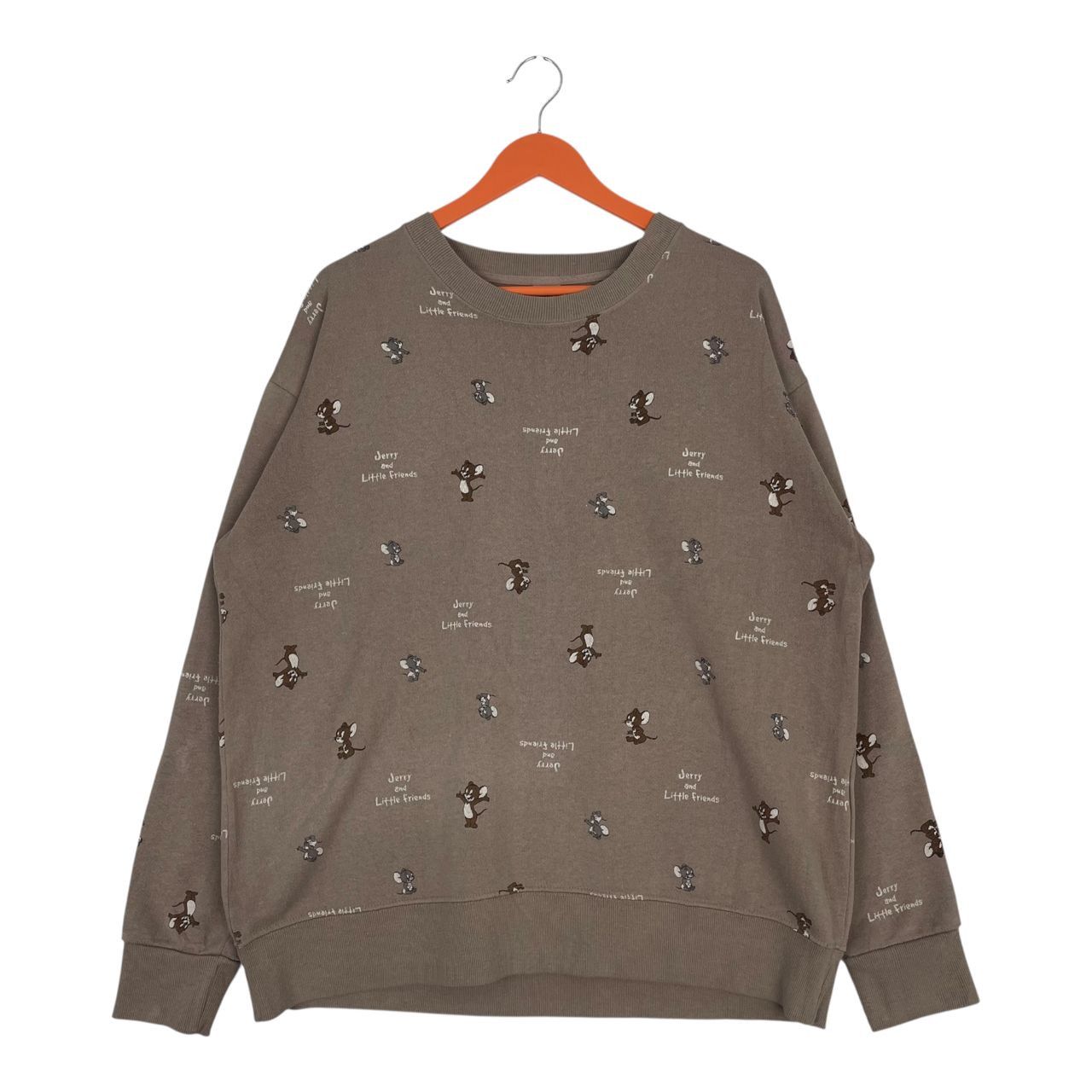 Cartoon Network Authentic Japan ! Tom And Jerry Overprint Sweatshirt Size M / US 6-8 / IT 42-44 - 1 Thumbnail