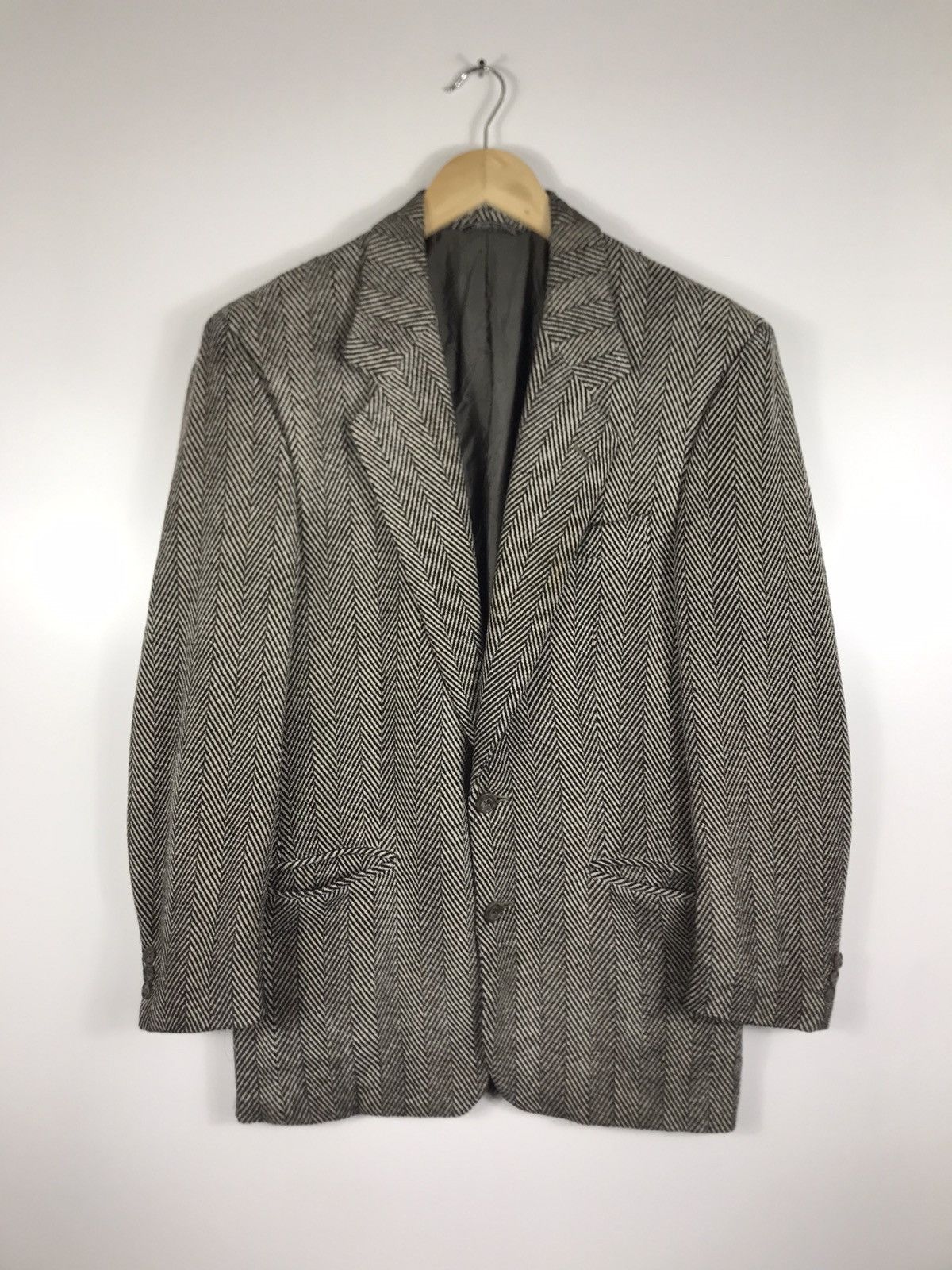 Gianfranco Ferre ⚡️Vintage Gianfranco Ferre Wool Tweed Single Breast Coat Size 44R - 1 Thumbnail