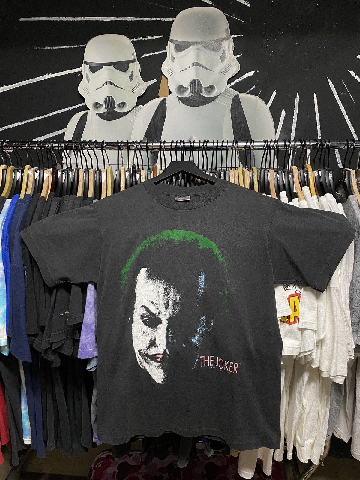 DC Comics × Vintage Vintage 1980’s Batman Joker Jack Nicholson T-Shirt Large Size US L / EU 52-54 / 3 - 1 Thumbnail