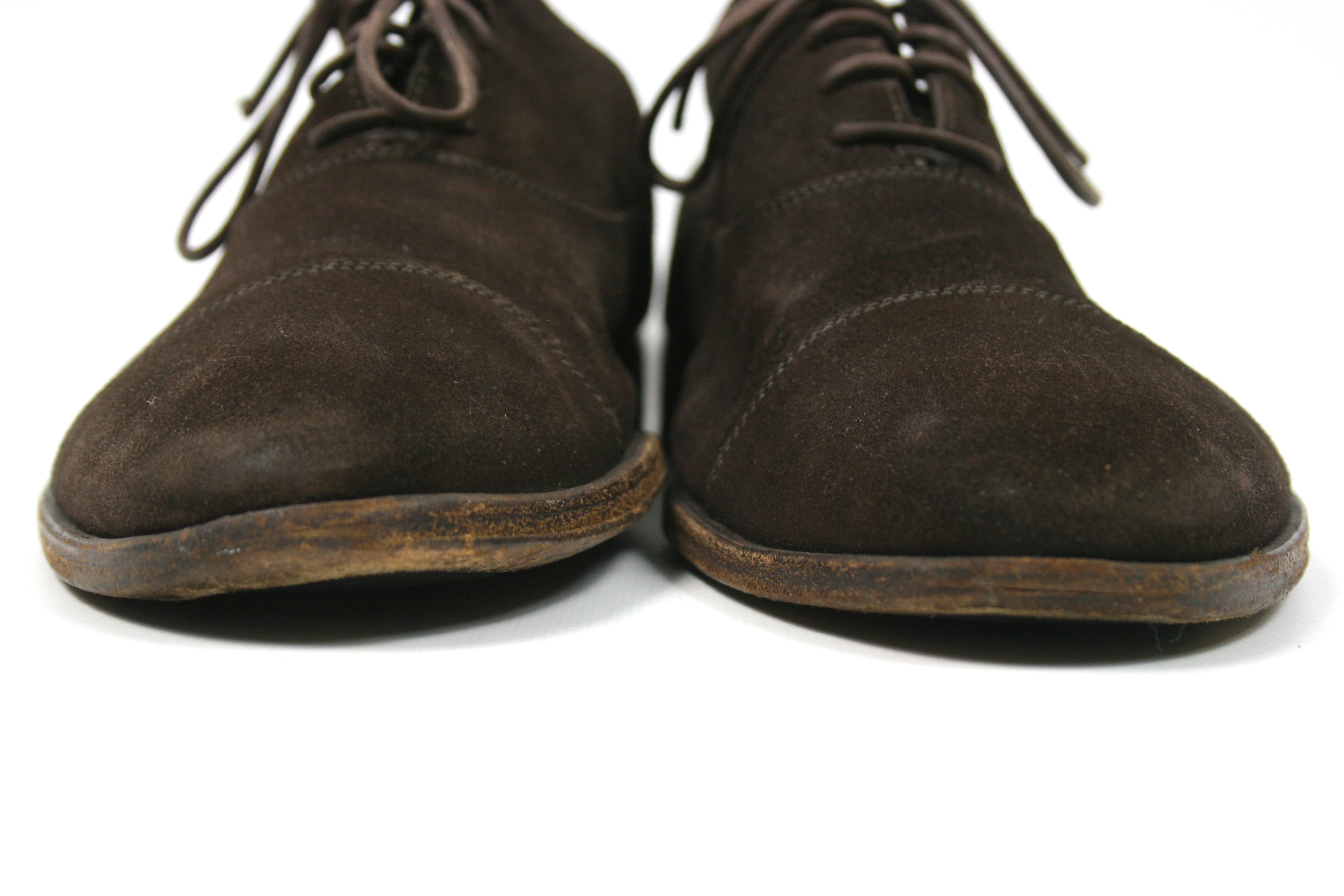 Ermenegildo Zegna Lambel Suede Derby Size US 9.5 / EU 42-43 - 3 Thumbnail