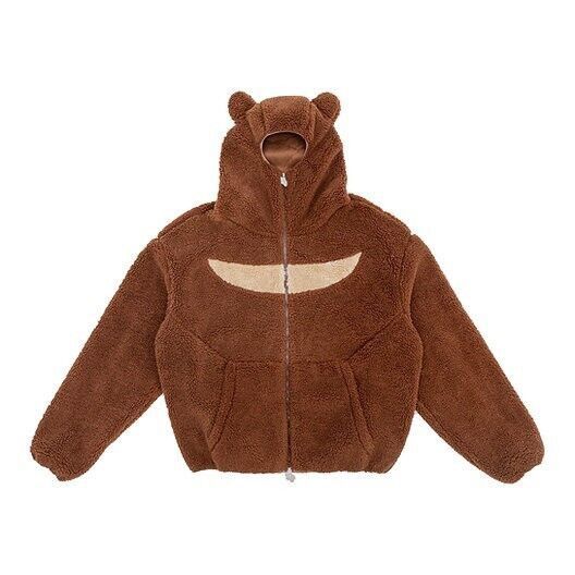 image of Vandy The Pink Bear Fleece in Brown, Men's (Size Medium)