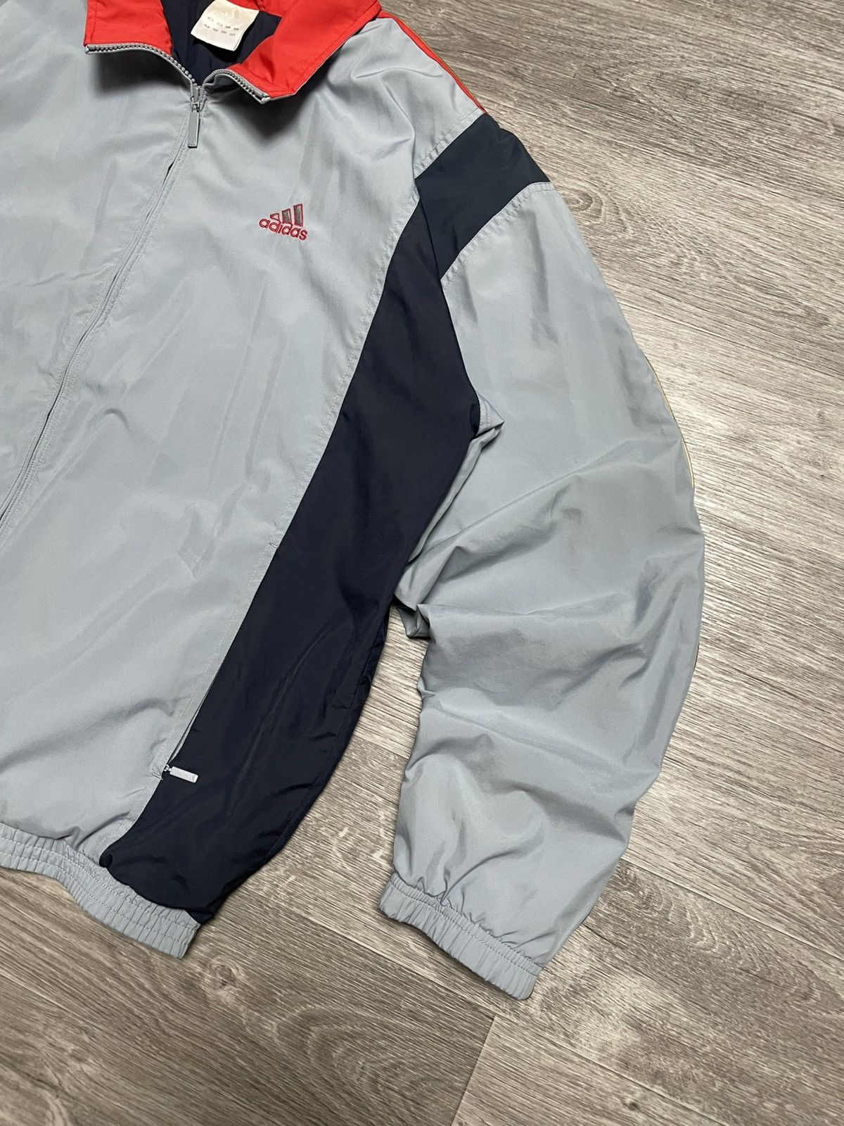 Adidas Vintage Adidas 3 Stripes Track Jacket 00s Size US XL / EU 56 / 4 - 6 Thumbnail
