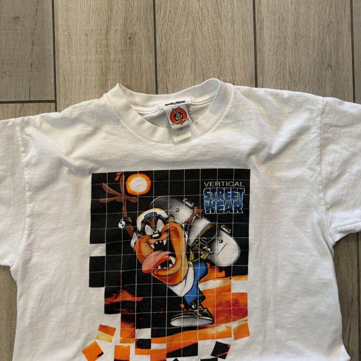 Independent Truck Co. × JNCO × Shorty's Skateboards Vintage 1996 White Taz Looney Tunes Skater Graphic Tee S-M Size US M / EU 48-50 / 2 - 7 Thumbnail