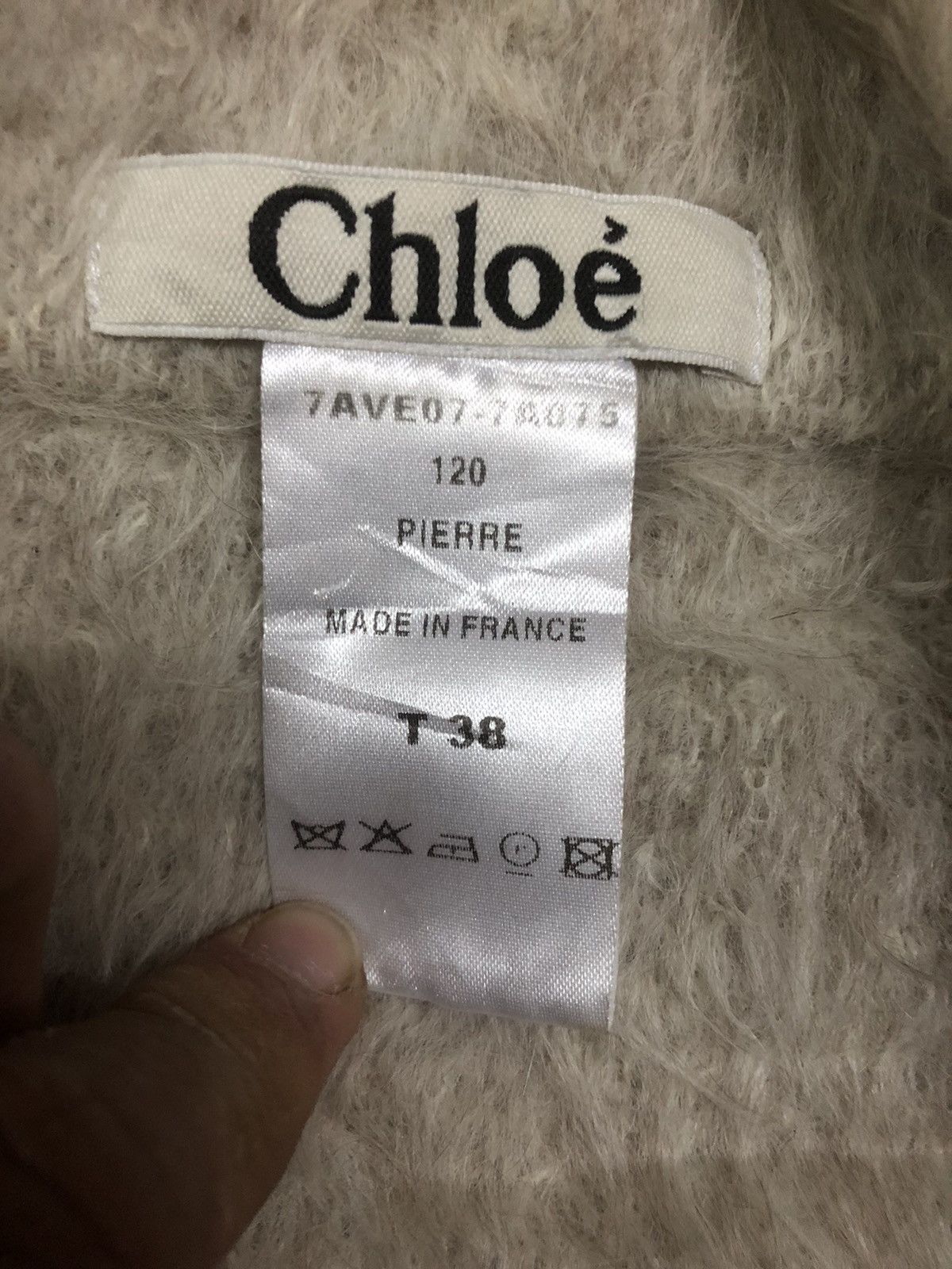 Chloe Chole made in France Fur Cropped Jacket Size M / US 6-8 / IT 42-44 - 3 Thumbnail
