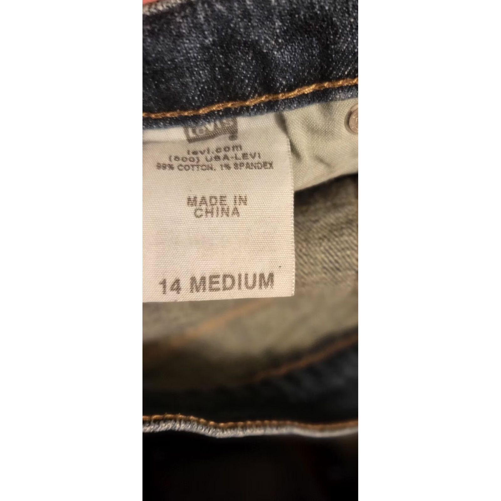 Levi's Levis 550 Jeans Relaxed Boot Cut Medium Blue 14 Size 36" / US 14 / IT 50 - 5 Thumbnail