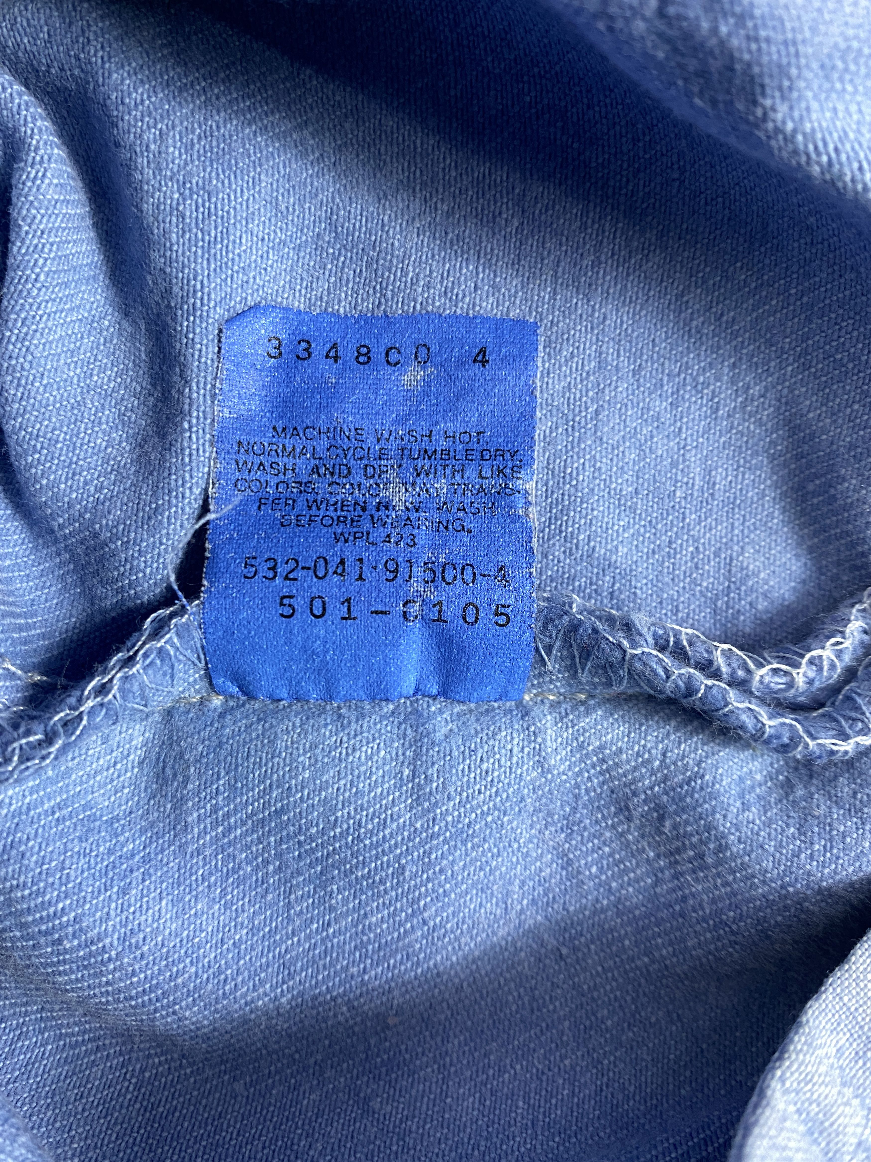 Levi's 90's Blue Vintage Levi's 501 USA Jeans 30x29 Denim -JN1601 Size US 30 / EU 46 - 10 Thumbnail