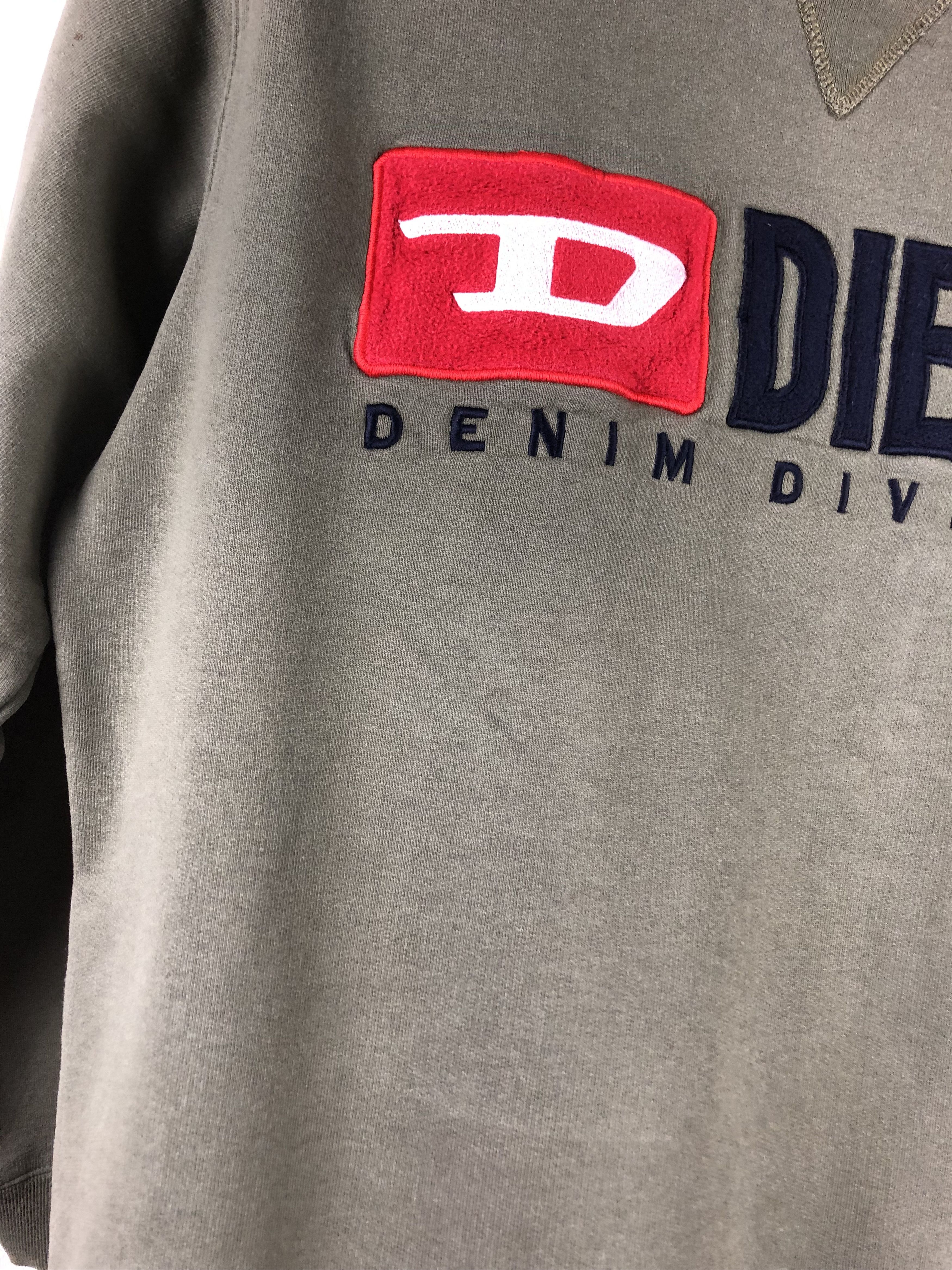 Diesel Vintage Archival Avant Garde Diesel Big Sweatshirt Crewneck Size US M / EU 48-50 / 2 - 5 Thumbnail