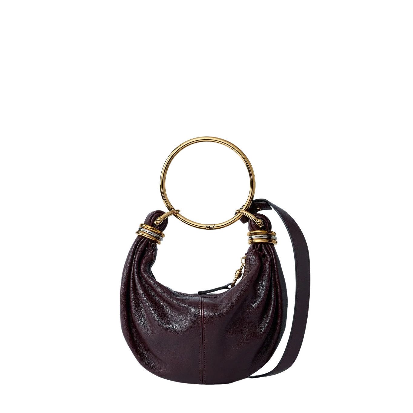 Chloe Chloe Bracelet Small Grenat Leather Shoulder Bag New Size ONE SIZE - 1 Thumbnail