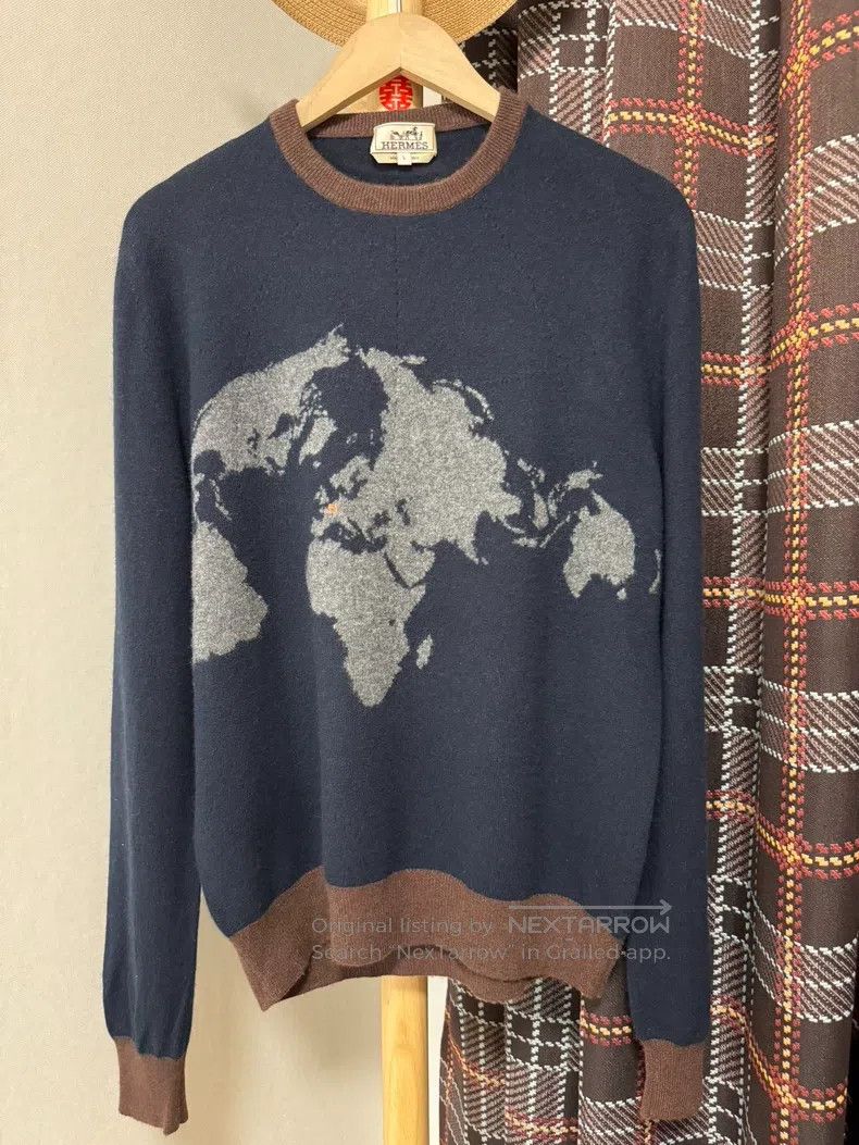 Hermes Hermes Cashmere sweater 100% goat cashmere Size US L / EU 52-54 / 3 - 1 Thumbnail