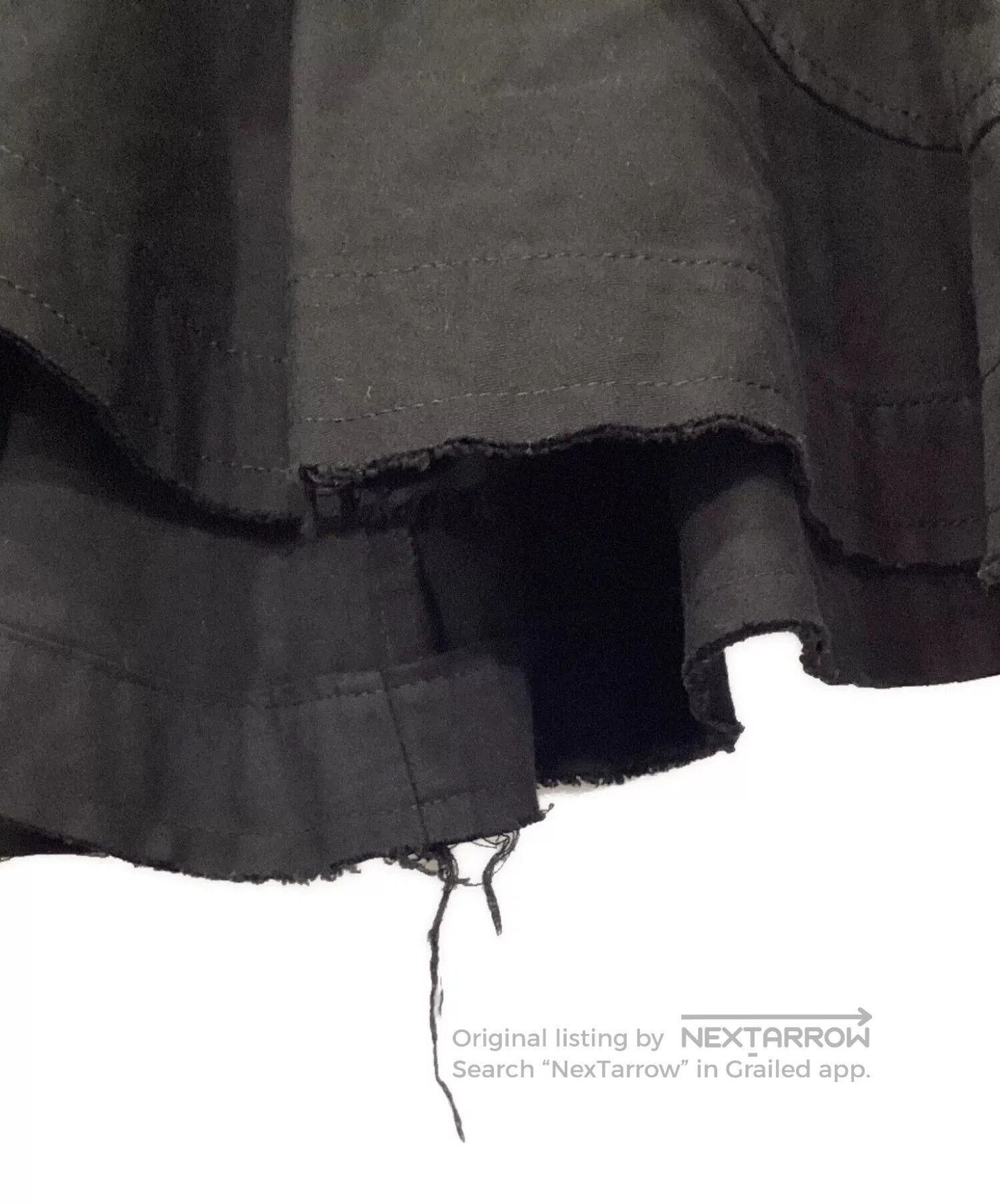 Junya Watanabe junya watanabe cdg ruffled black skirt. Size US 27 - 5 Thumbnail