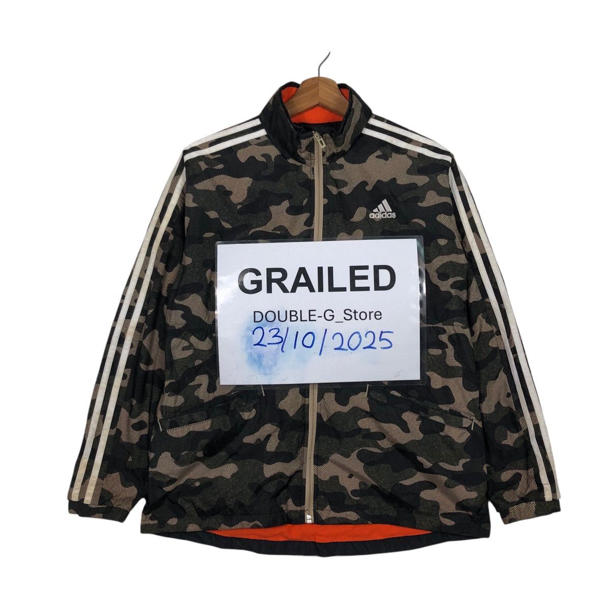 📌Light Zipper Jacket Adidas Camo Design