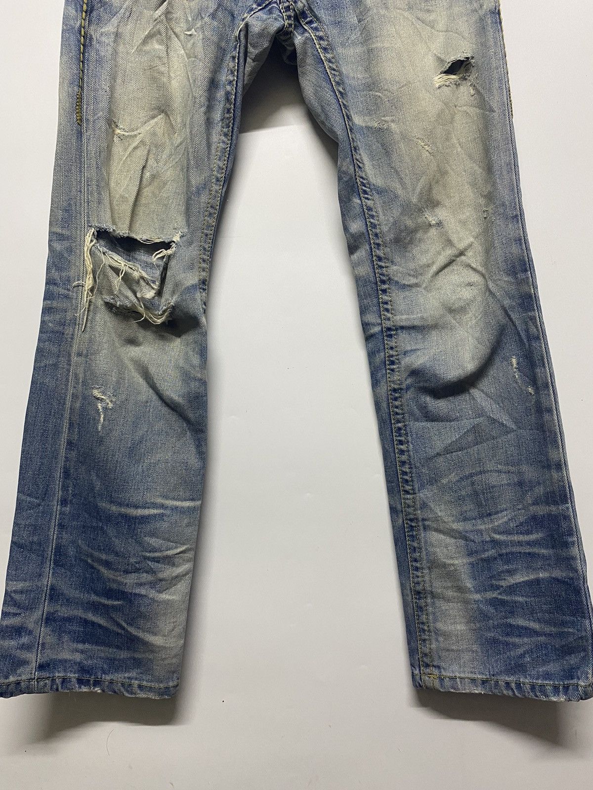 If Six Was Nine × Japanese Brand Japanese Brand Distressed Lolita Jeans Denim Pant Size US 32 / EU 48 - 4 Thumbnail