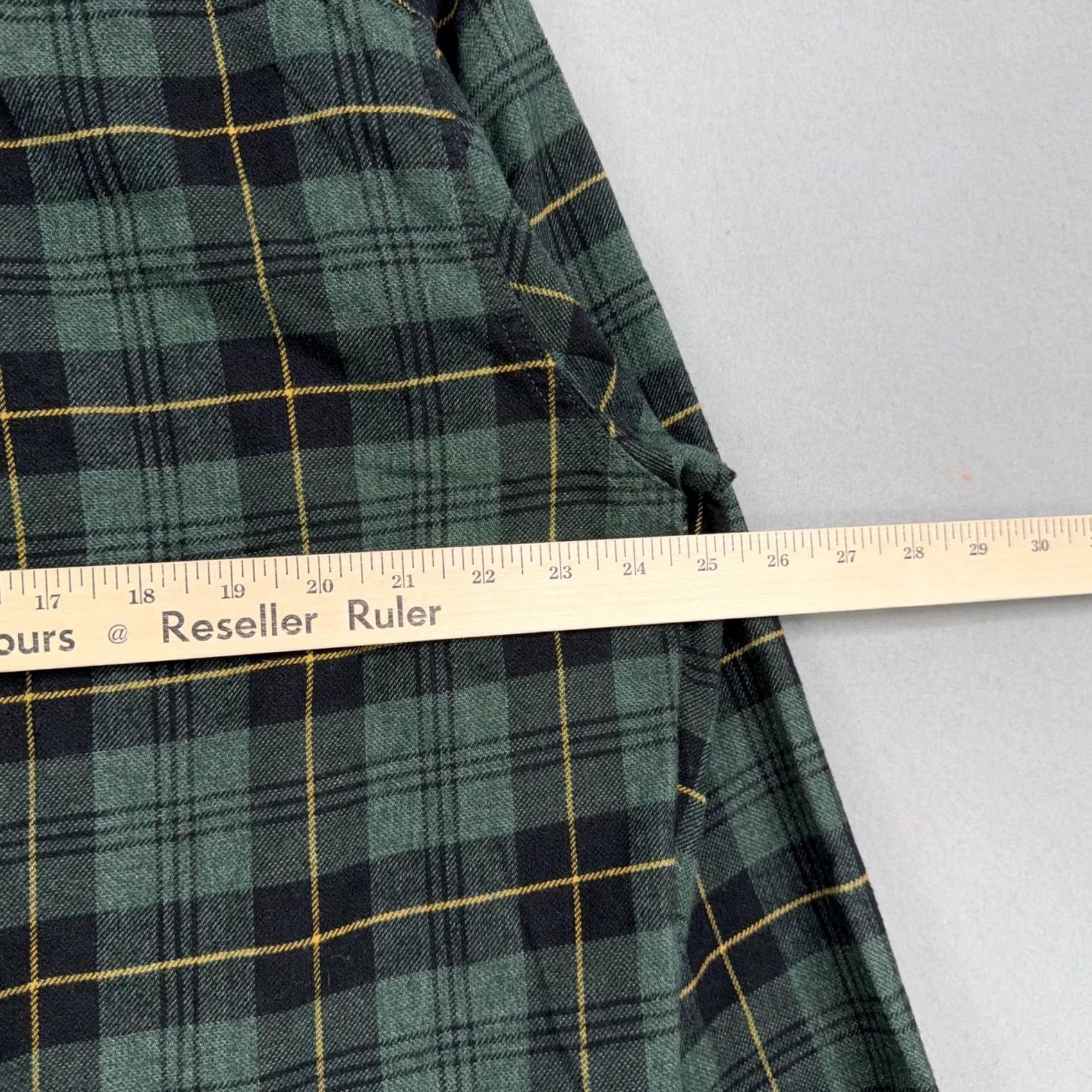 Eddie Bauer VINTAGE Eddie Bauer Shirt Mens Large Green Plaid Flannel Long Sleeve Button Front Size US L / EU 52-54 / 3 - 7 Thumbnail