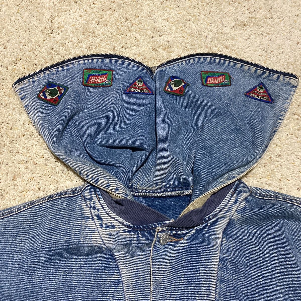 Other Vintage Hooded Denim Jacket Size US L / EU 52-54 / 3 - 6 Thumbnail