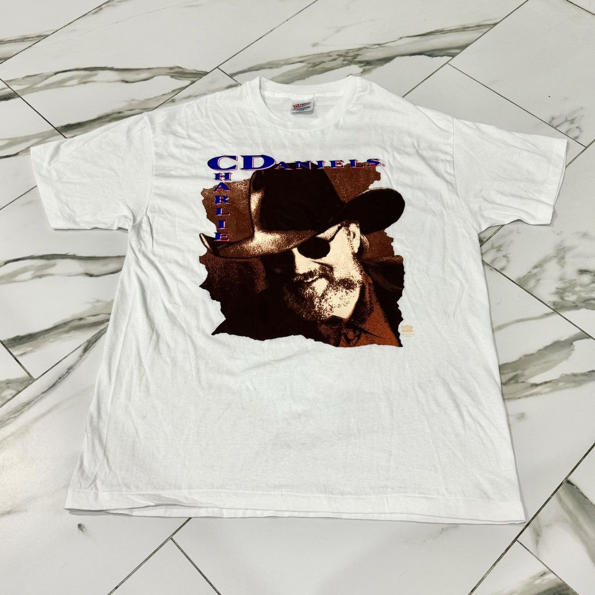 Band Tees × Vintage VINTAGE 1993 CHARLIE DANIELS BAND TEE! Size US XL / EU 56 / 4 - 2 Thumbnail
