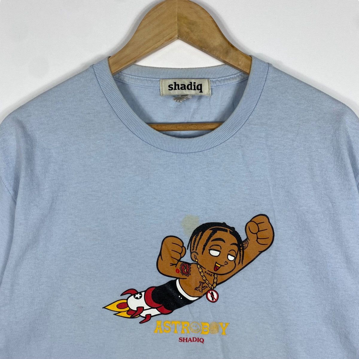 Rap Tees SHADIQ ASTROBOY Mighty World Raptees Graphic Tee Shirt Large Size US L / EU 52-54 / 3 - 2 Thumbnail