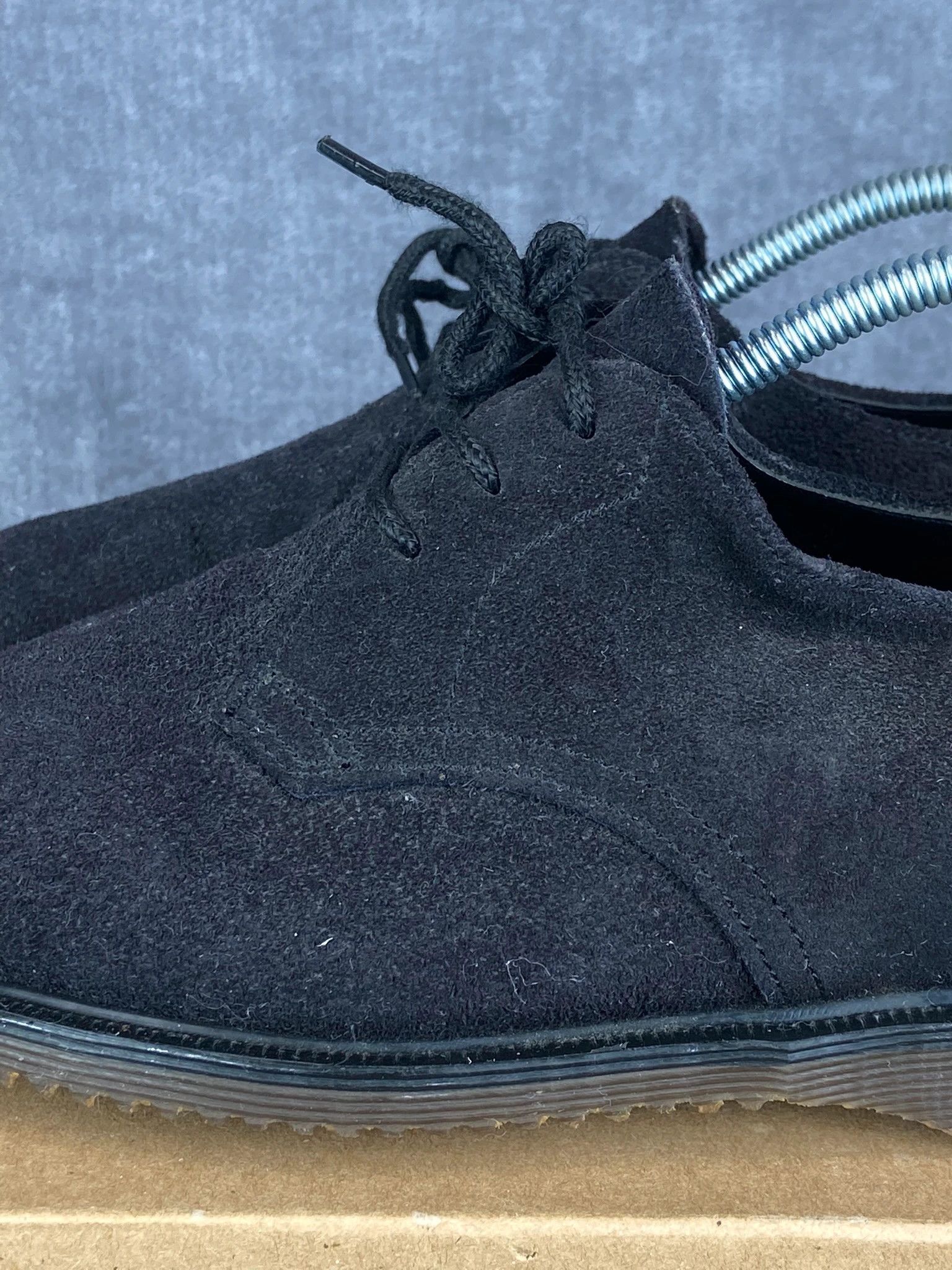 Dr. Martens Vintage black suede oxford shoes Size US 6 / EU 39 - 3 Thumbnail