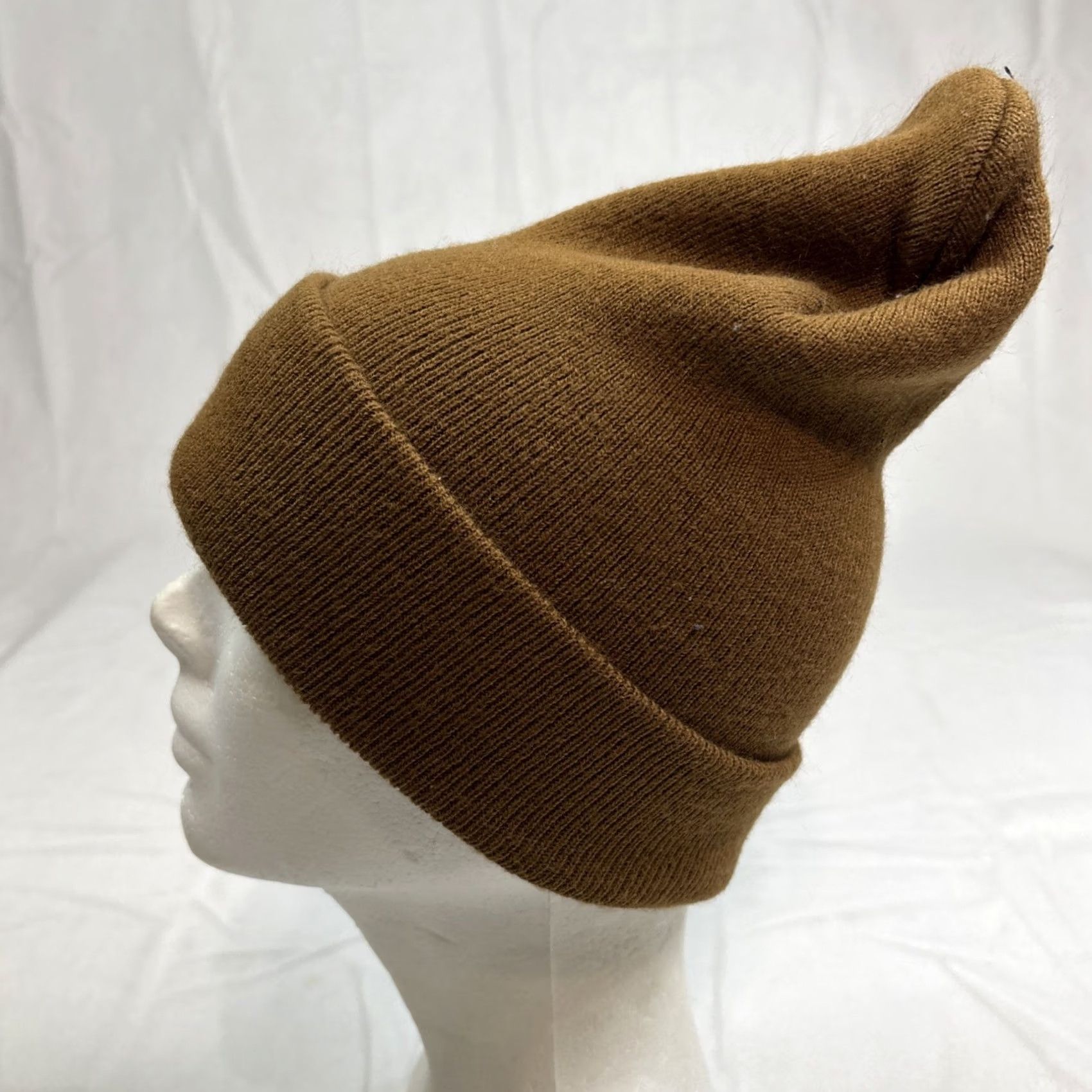 Carhartt Carhartt A18 Men's Acrylic Watch Hat - Brown One Size Knit Reversible Beanie Mens Winter Fall Spring Casual Outdoor Size ONE SIZE - 4 Thumbnail