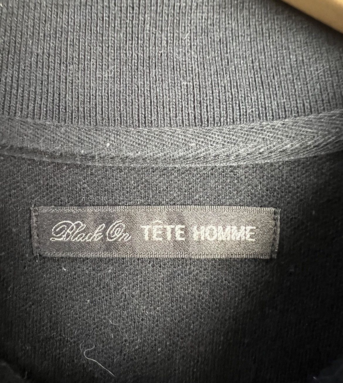 Tete Homme 🔥Black On Tête Homme Issey Miyake Polo Tees Size US M / EU 48-50 / 2 - 9 Thumbnail