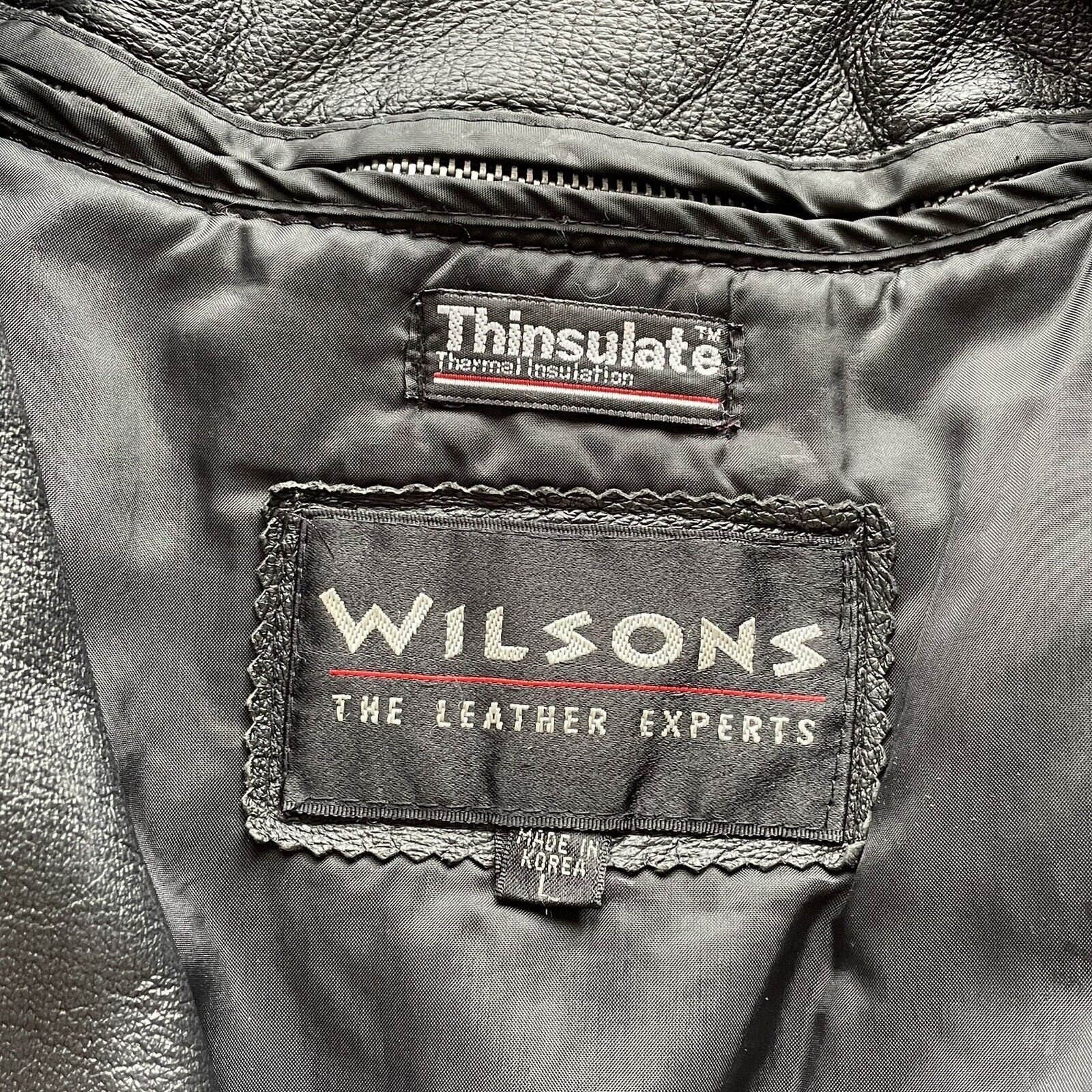 Wilsons Leather VTG Leather Jacket Puff Sleeves Thinsulate Black Women's L Size L / US 10 / IT 46 - 6 Thumbnail