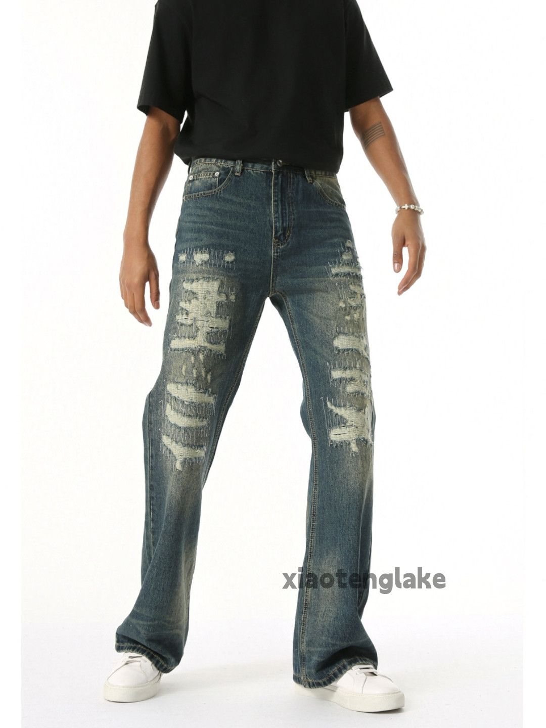 Jean × Vintage Washed faded cleanfit yuppie bootcut grunge jeans Size US 31 - 6 Thumbnail