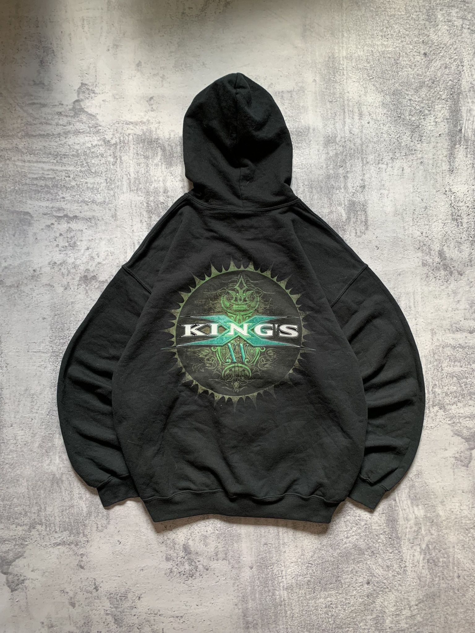 Band Tees King's X Zip Hoodie Rock Band Merch Size L Size US L / EU 52-54 / 3 - 1 Thumbnail