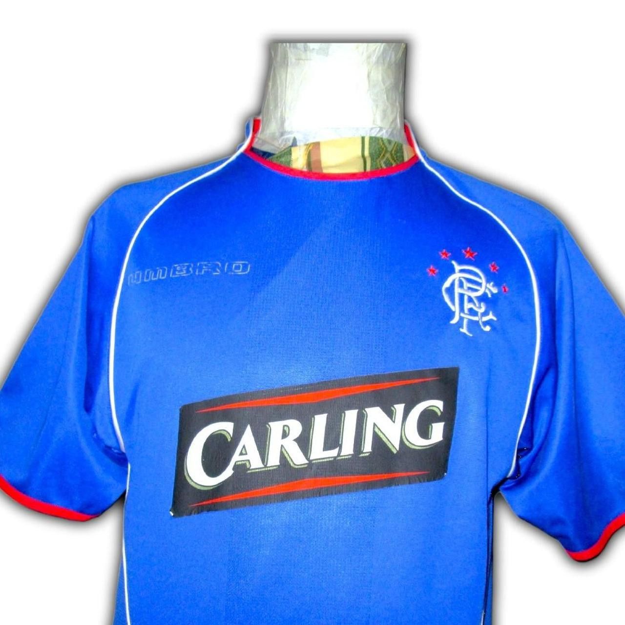Diadora Fc Glasgow Rangers Scotland UK 2005 2006 Home shirt jersey Size US S / EU 44-46 / 1 - 1 Thumbnail