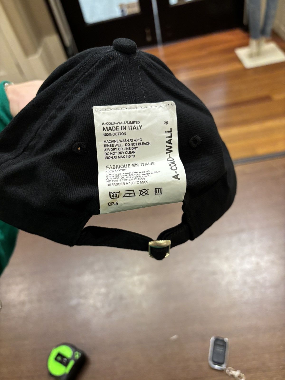A-COLD-WALL* ACW Tag Cap Size ONE SIZE - 4 Thumbnail