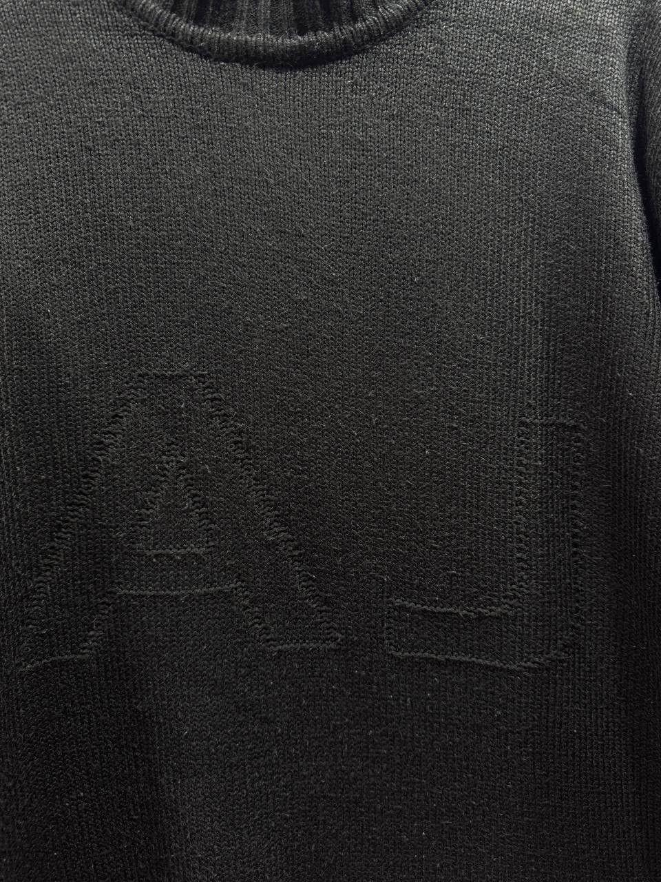 Armani Vintage Armani Jeans Centr Logo Embroidered Sweater Size US M / EU 48-50 / 2 - 12 Thumbnail