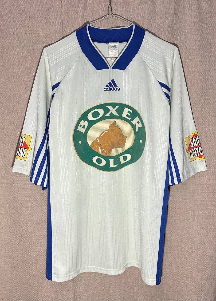 Adidas Adidas vintage 90s swiss boxer old Lausanne football jersey Size US XL / EU 56 / 4 - 1 Thumbnail