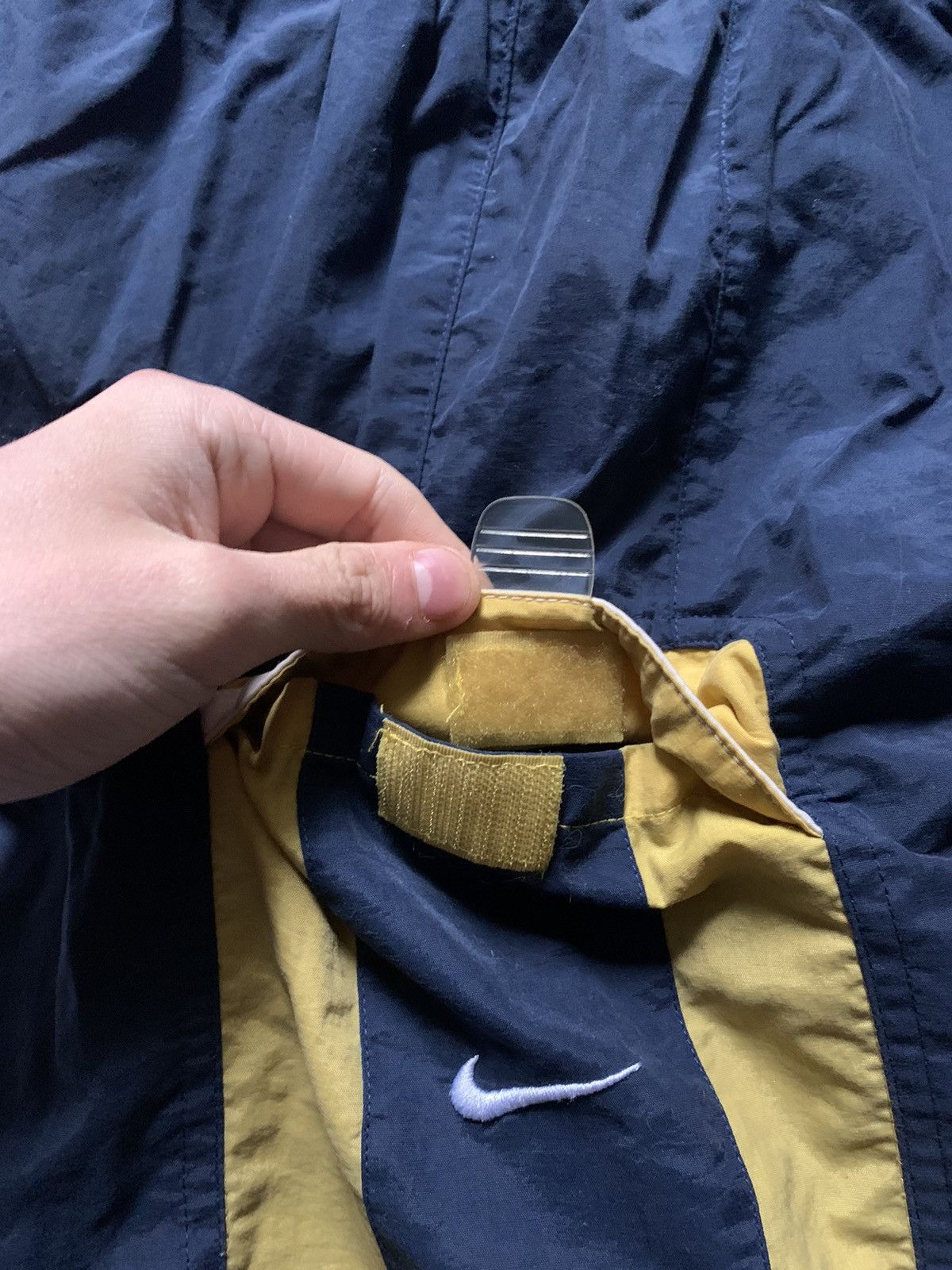 NBA × Nike × Vintage Vintage Nike NBA Shorts Nylon Drill Swoosh USA Y2K Tn Acg Size US 34 / EU 50 - 8 Thumbnail