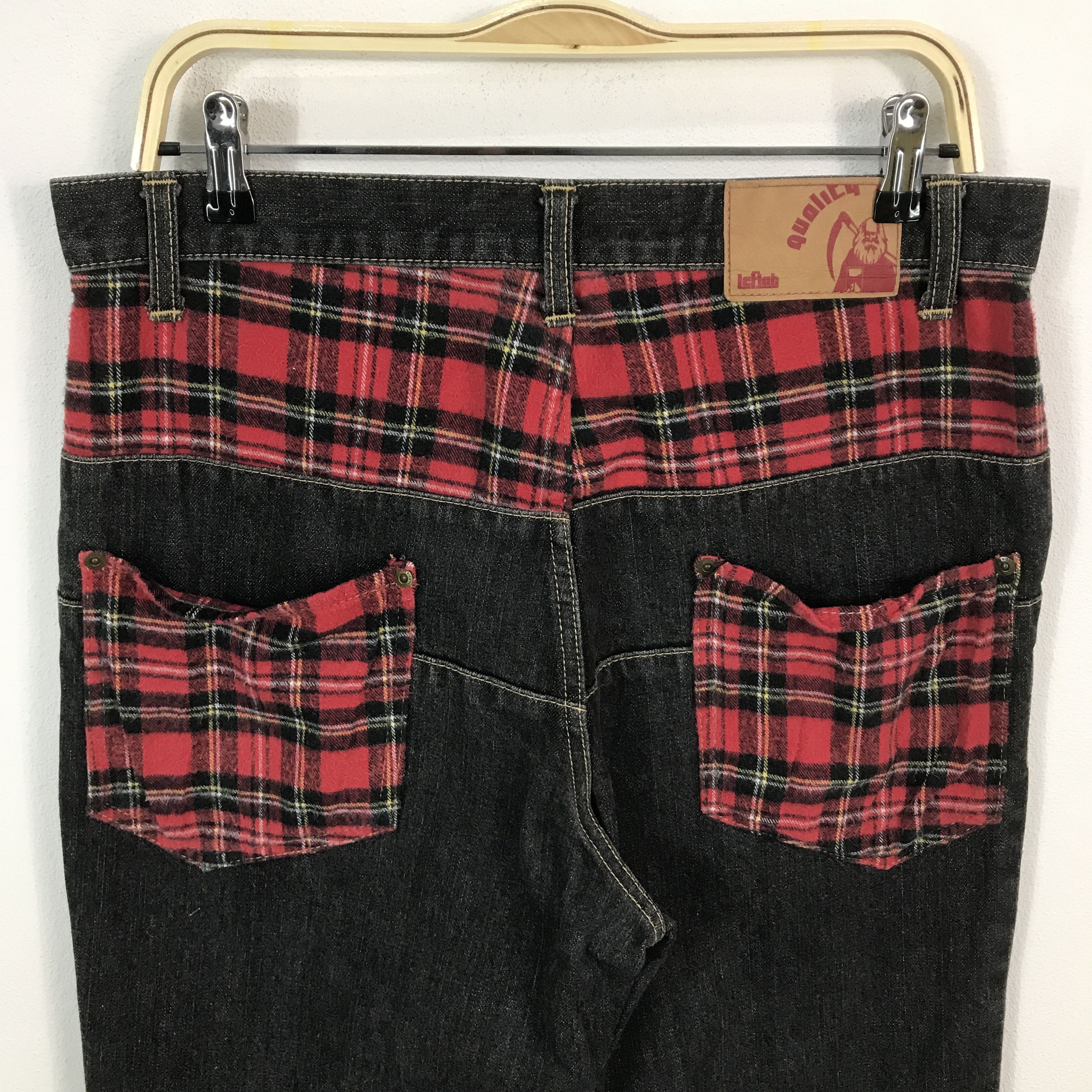 Japanese Brand Japan brand black denim leflah jeans pants Size US 31 - 5 Thumbnail