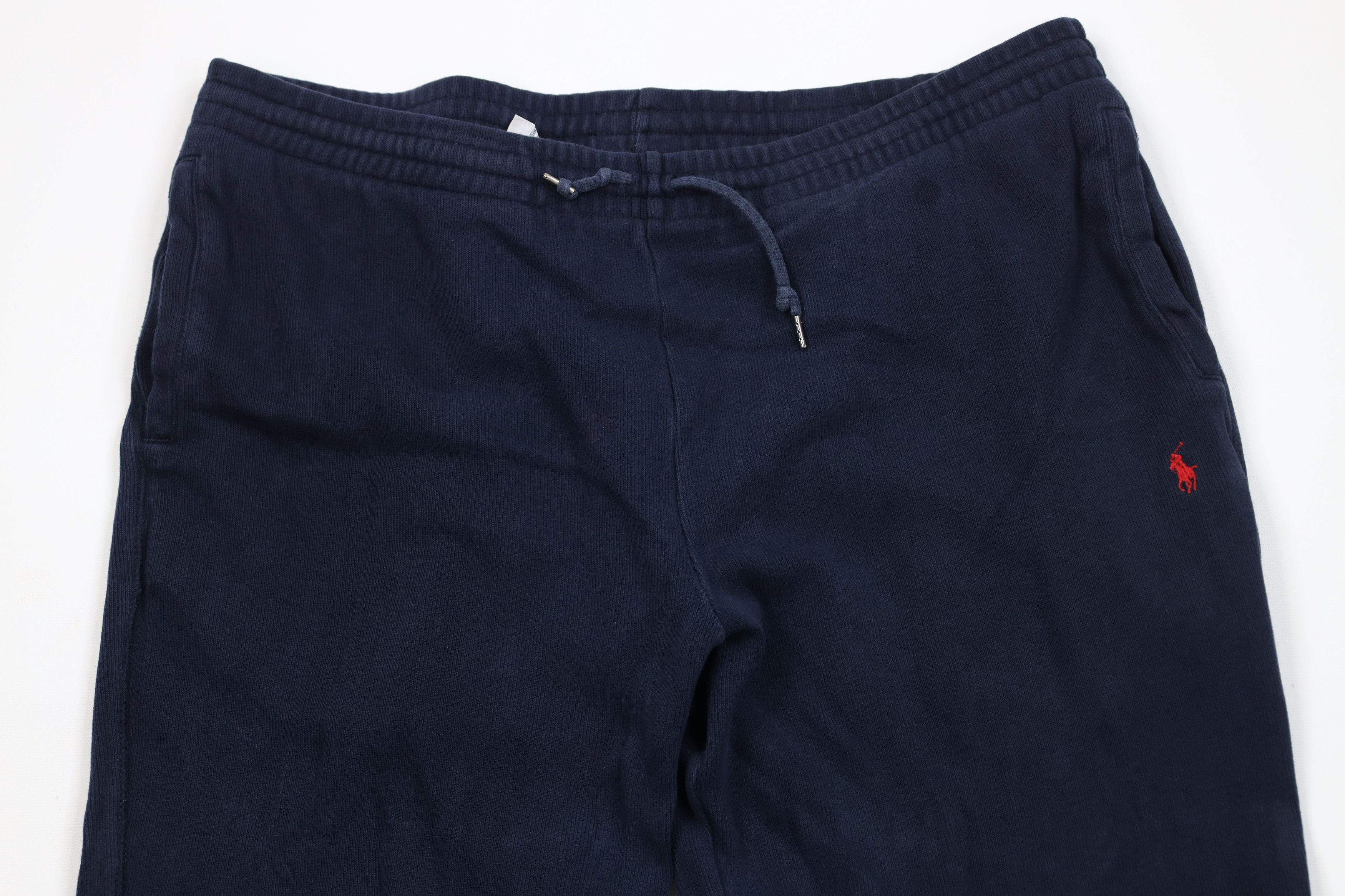 Ralph Lauren Vintage 90s Ralph Lauren Cotton Ribbed Knit Wide Leg Pants Size US 38 / EU 54 - 2 Thumbnail