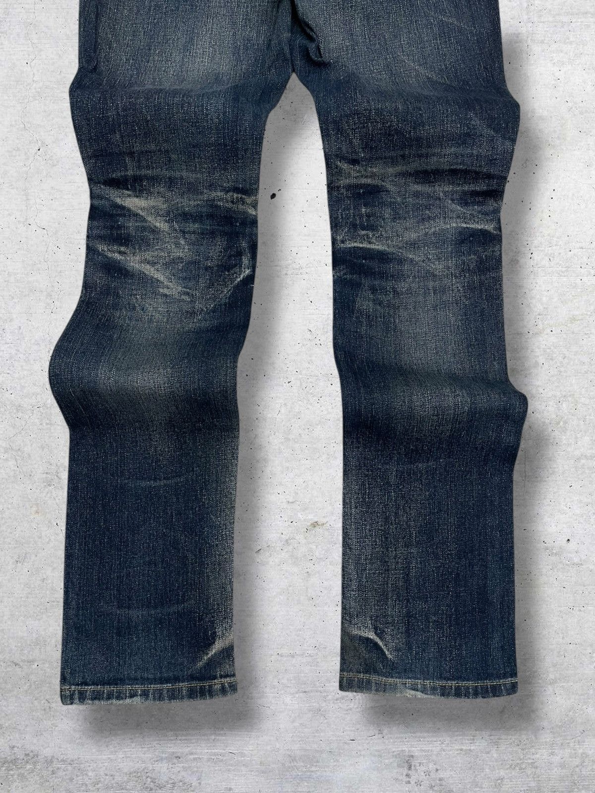 Michel Klein VINTAGE MICHEL KLEIN 90S JAPAN DESIGNER RUGGED RIPPED DENIM Size US 32 / EU 48 - 10 Thumbnail