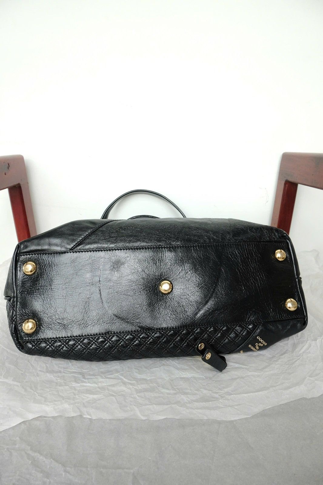 Marc Jacobs Marc Jacobs Irina Leather Handbag Size ONE SIZE - 11 Thumbnail