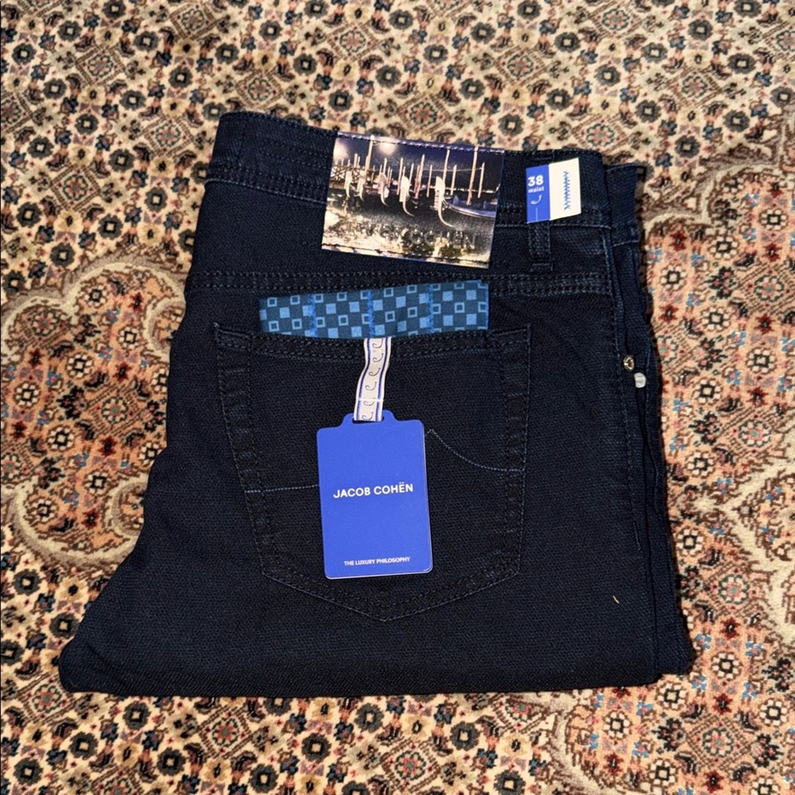 NWT Jacob Cohen Men's Deep Indigo Bard Jeans Size 38