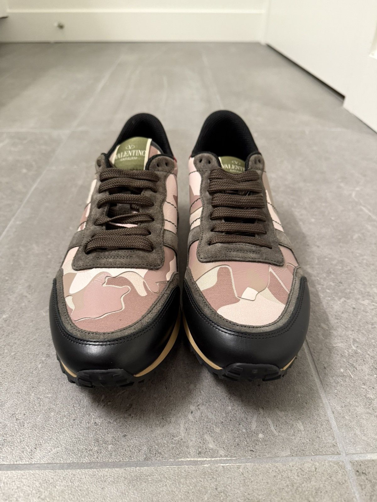 Valentino CAMOUFLAGE ROCKRUNNER SNEAKERS LEATHER & CANVAS Size US 11 / IT 41 - 9 Thumbnail