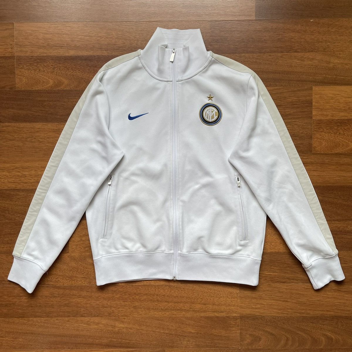 INTER MILAN NIKE N98 2011/2012 FOOTBALL ANTHEM TRACK TOP