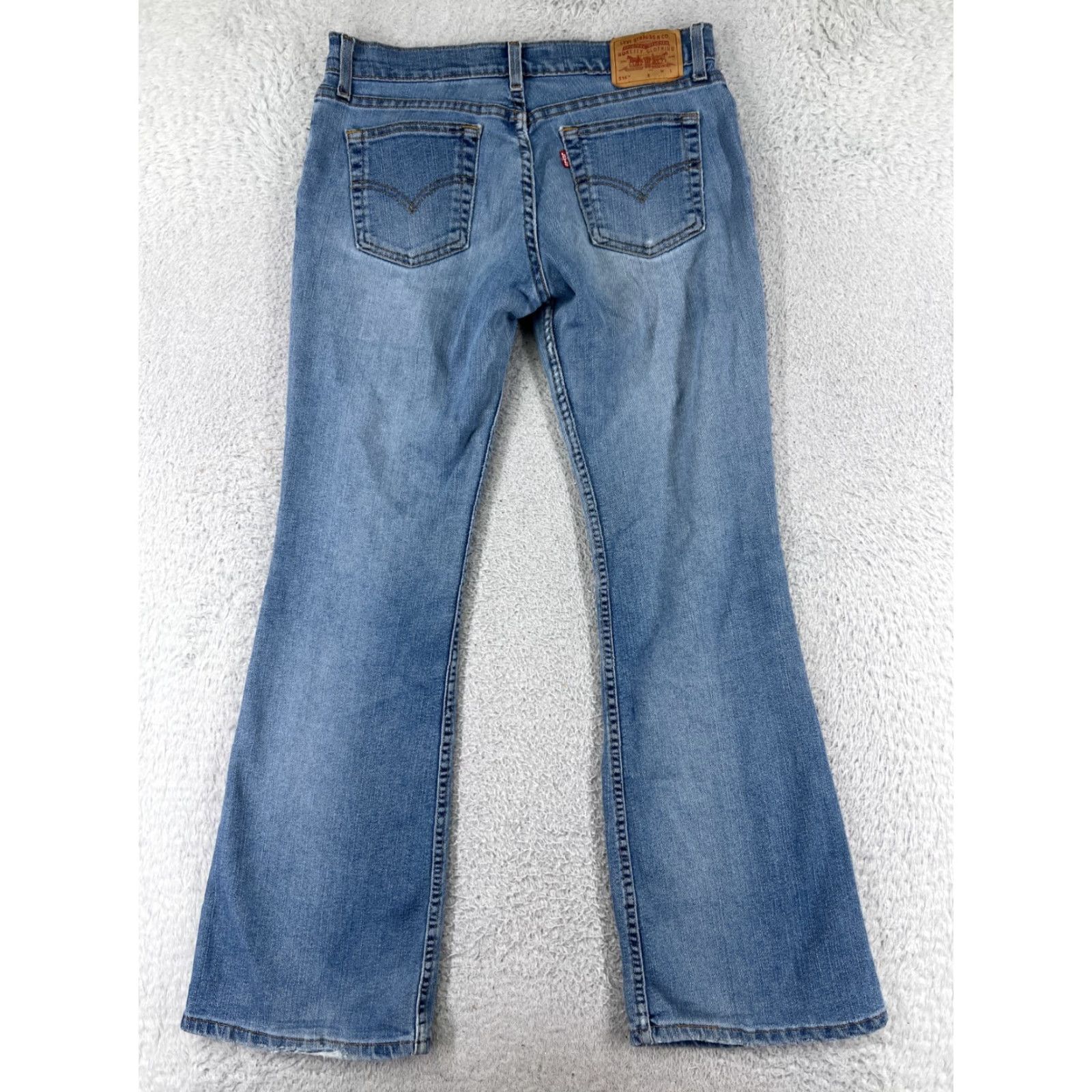 Levi's VINTAGE Levi's 514 Jeans Juniors 9 Blue Denim Flared Stretch Slimming 5-Pocket Cotton Blend Womens Adults? Size 30" / US 8 / IT 44 - 2 Thumbnail