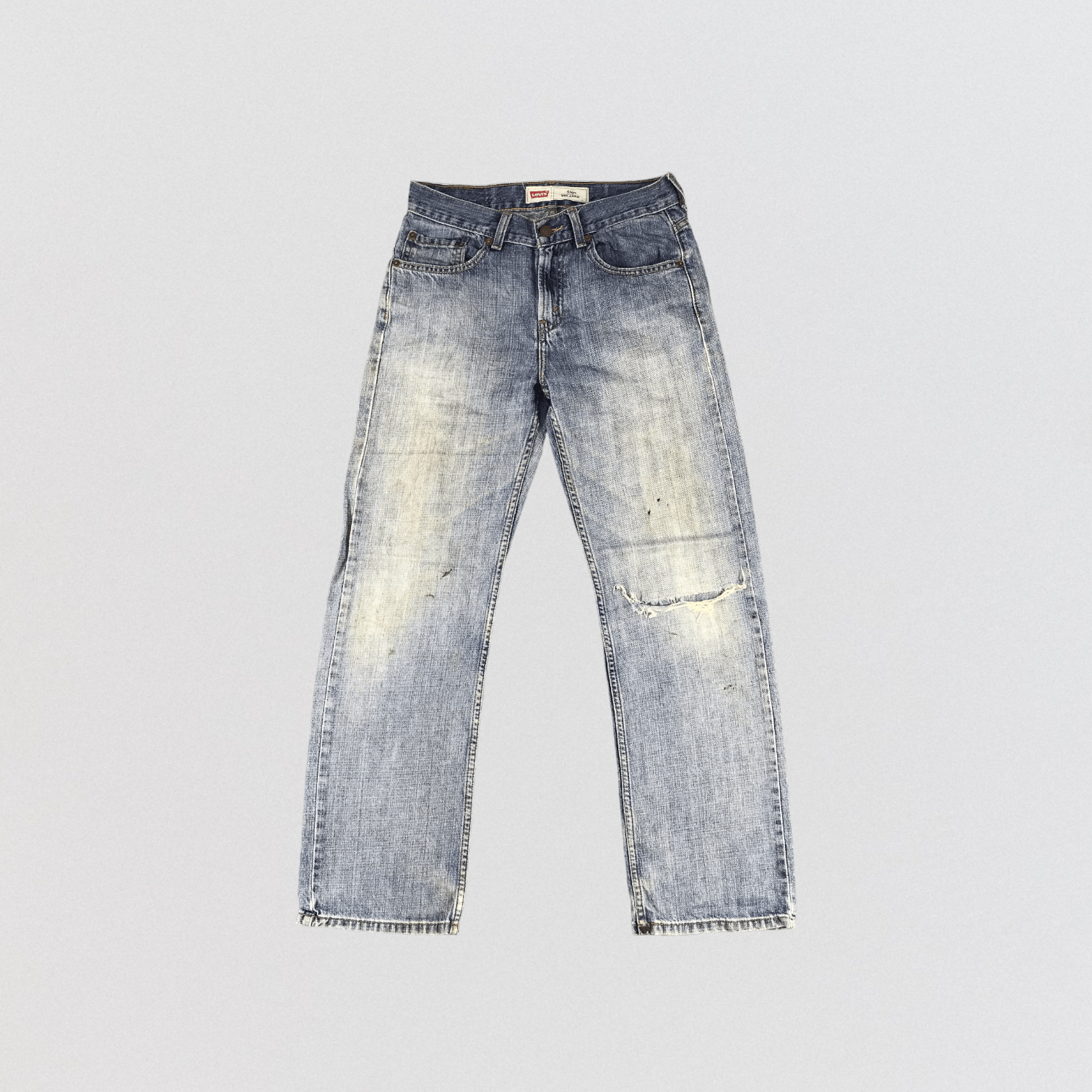 Levi's × Vintage Vintage Distress Levis Jeans Lot 550-JM771 Size US 30 / EU 46 - 1 Thumbnail